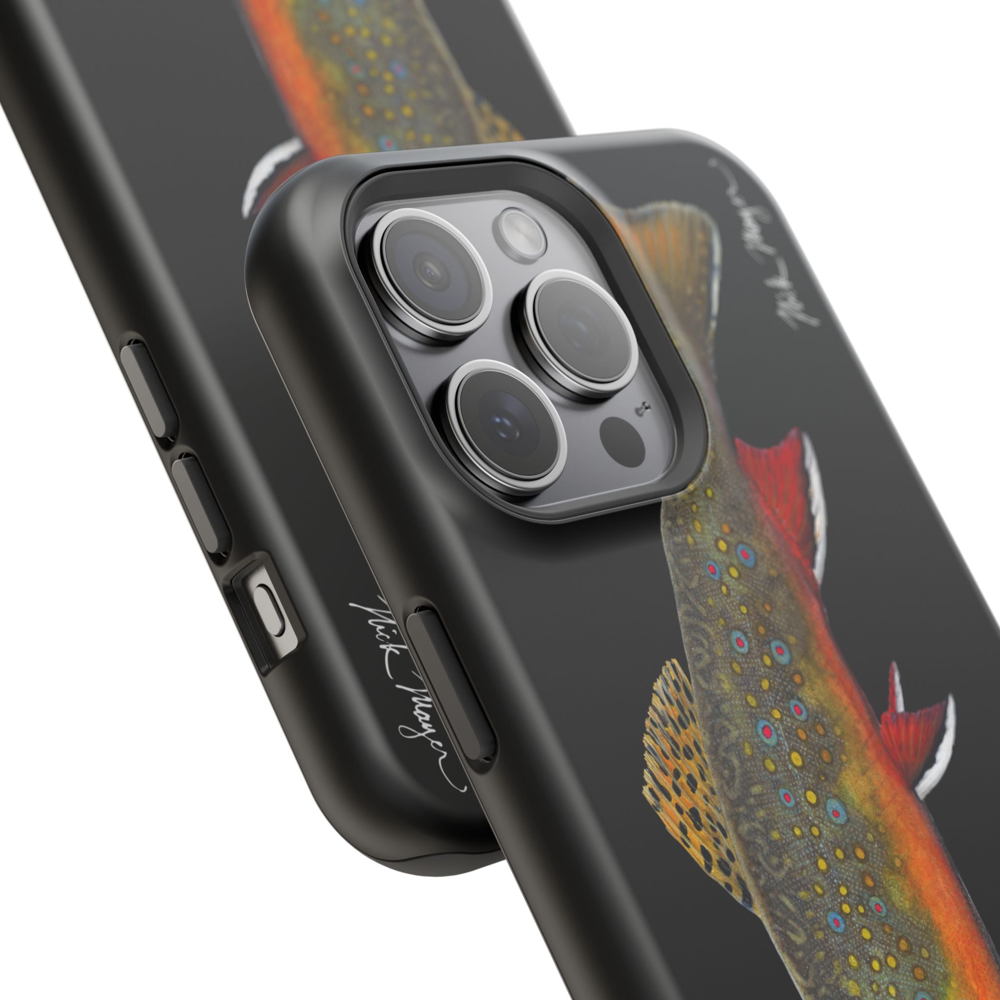 Brook Trout MagSafe Black iPhone Case