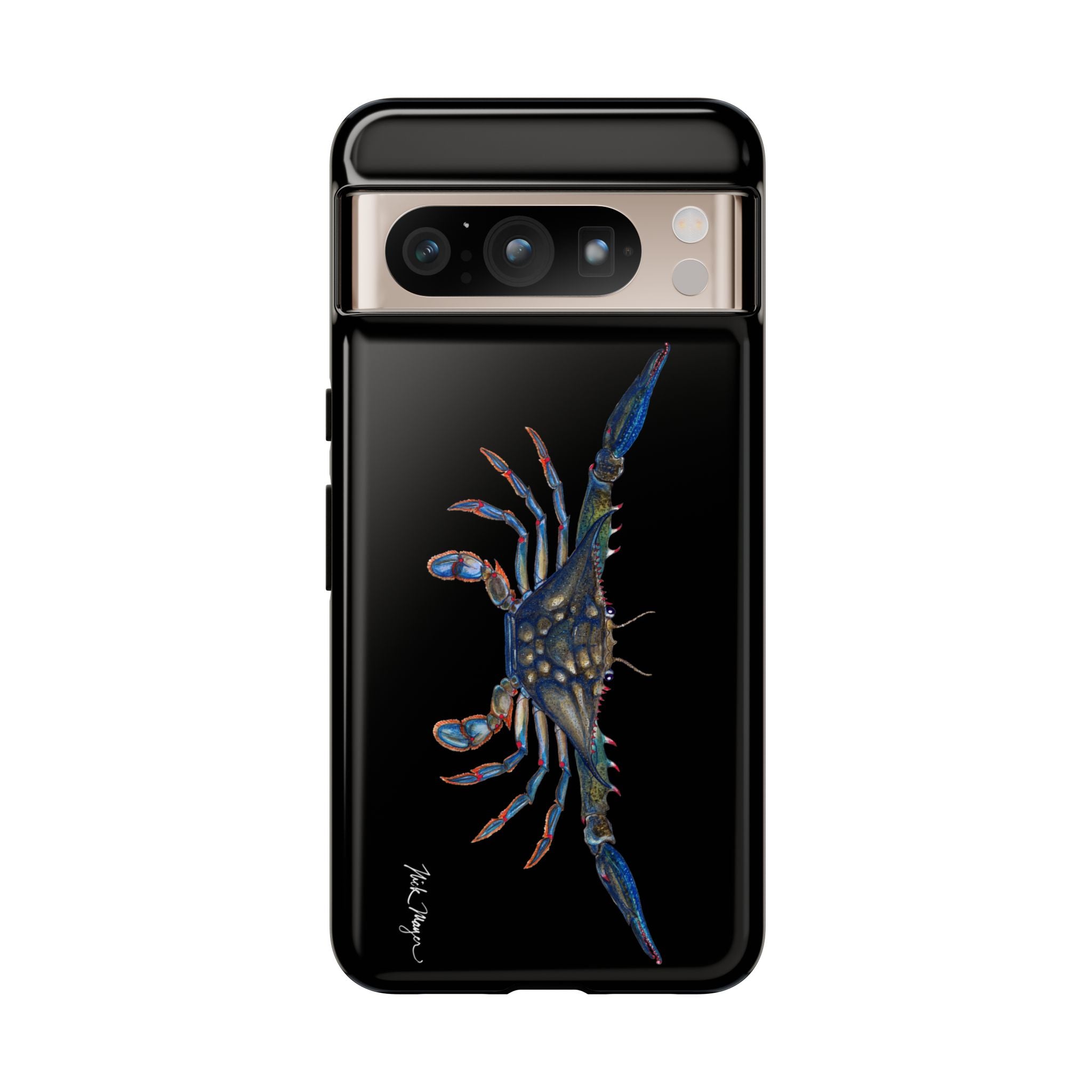 Blue Crab Black Phone Case (Samsung)