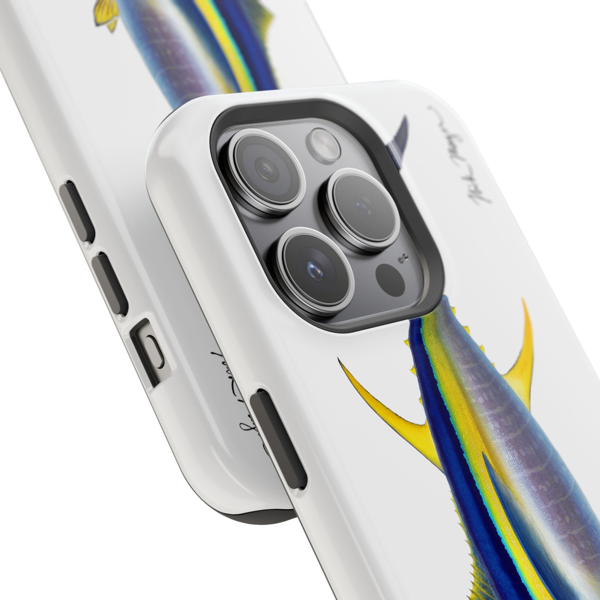 Yellowfin Tuna MagSafe White iPhone Case