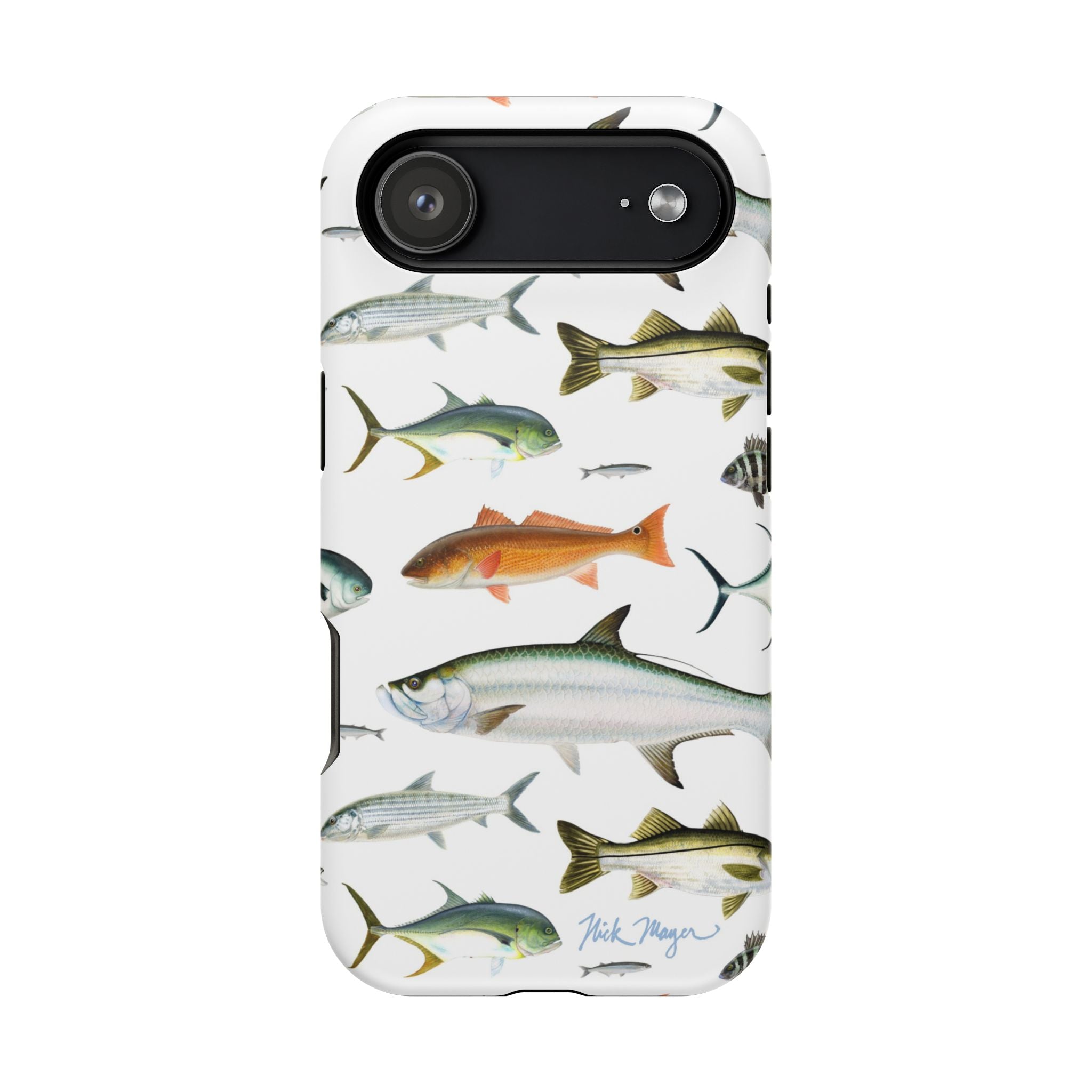 Southern Fish White MagSafe iPhone Case