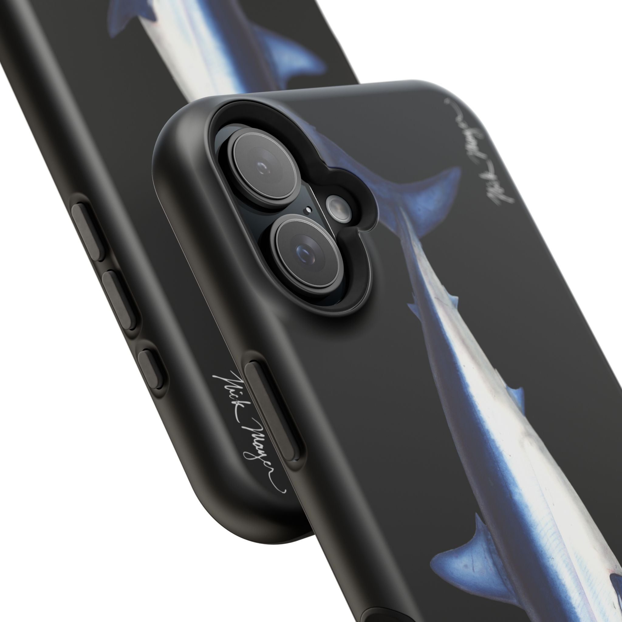 Mako Shark MagSafe Black iPhone Case