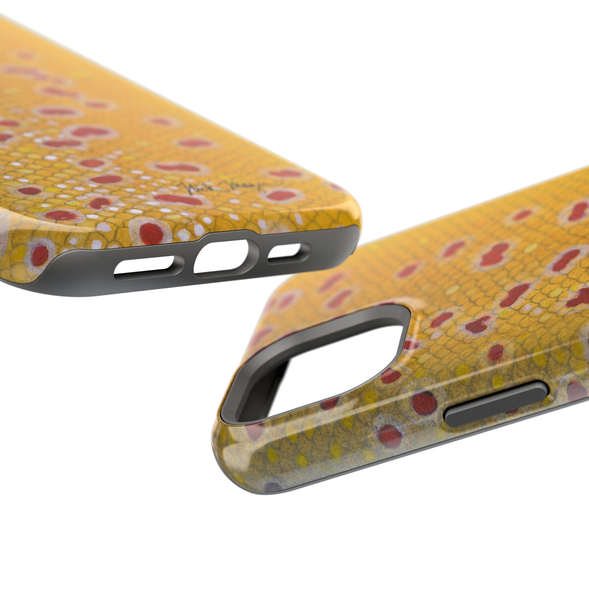 Brown Trout 3 Skin MagSafe iPhone Case