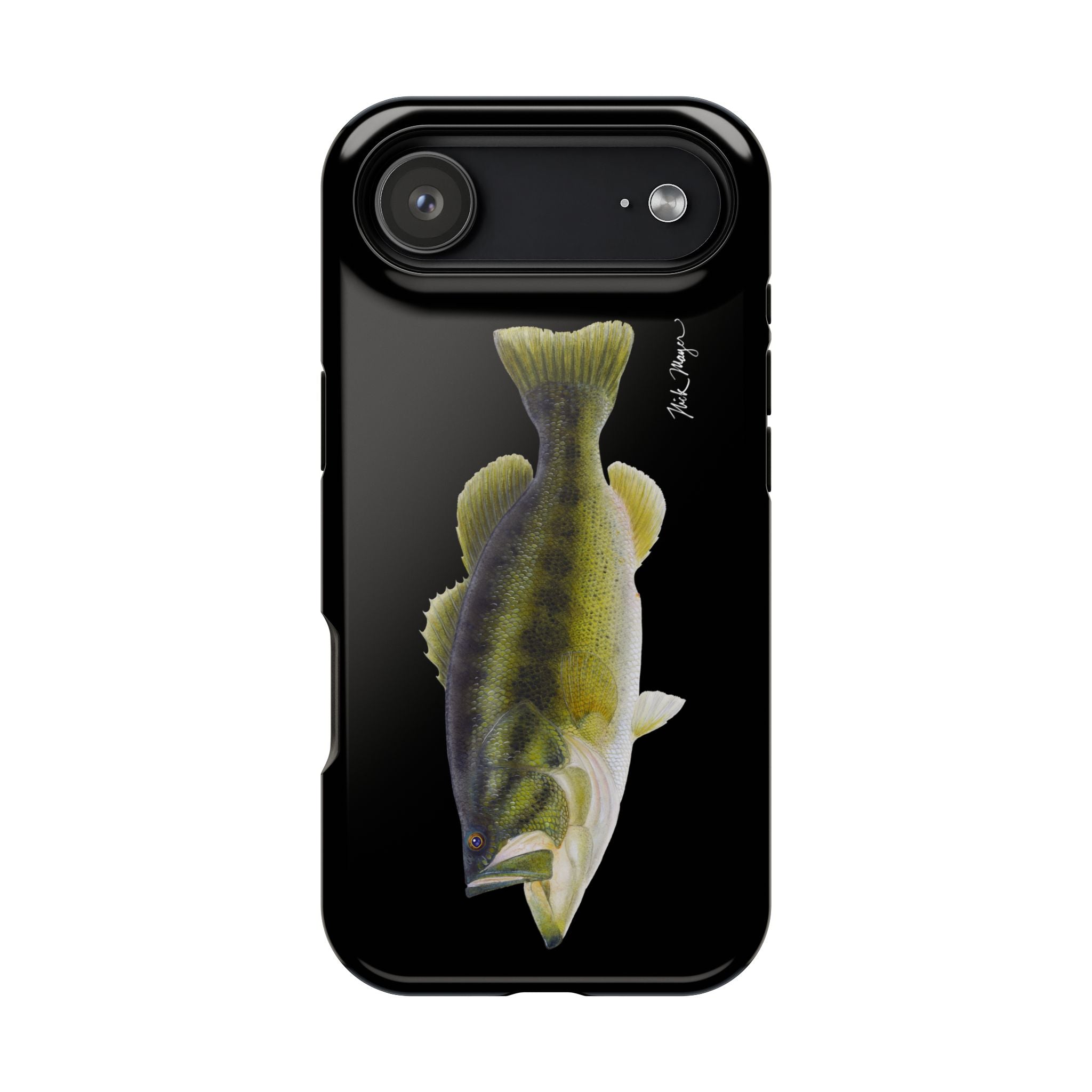 Largemouth Bass MagSafe Black iPhone Case