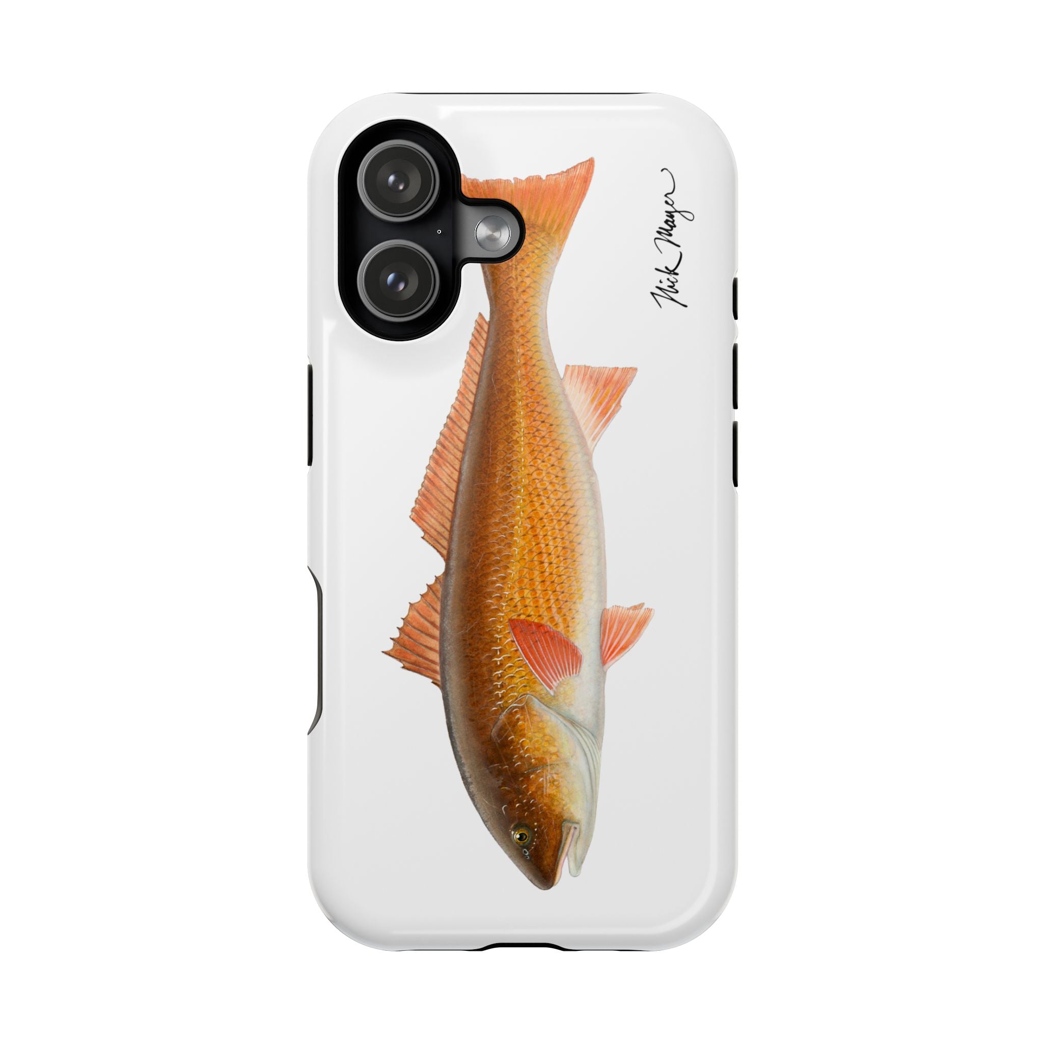 Redfish MagSafe White iPhone Case