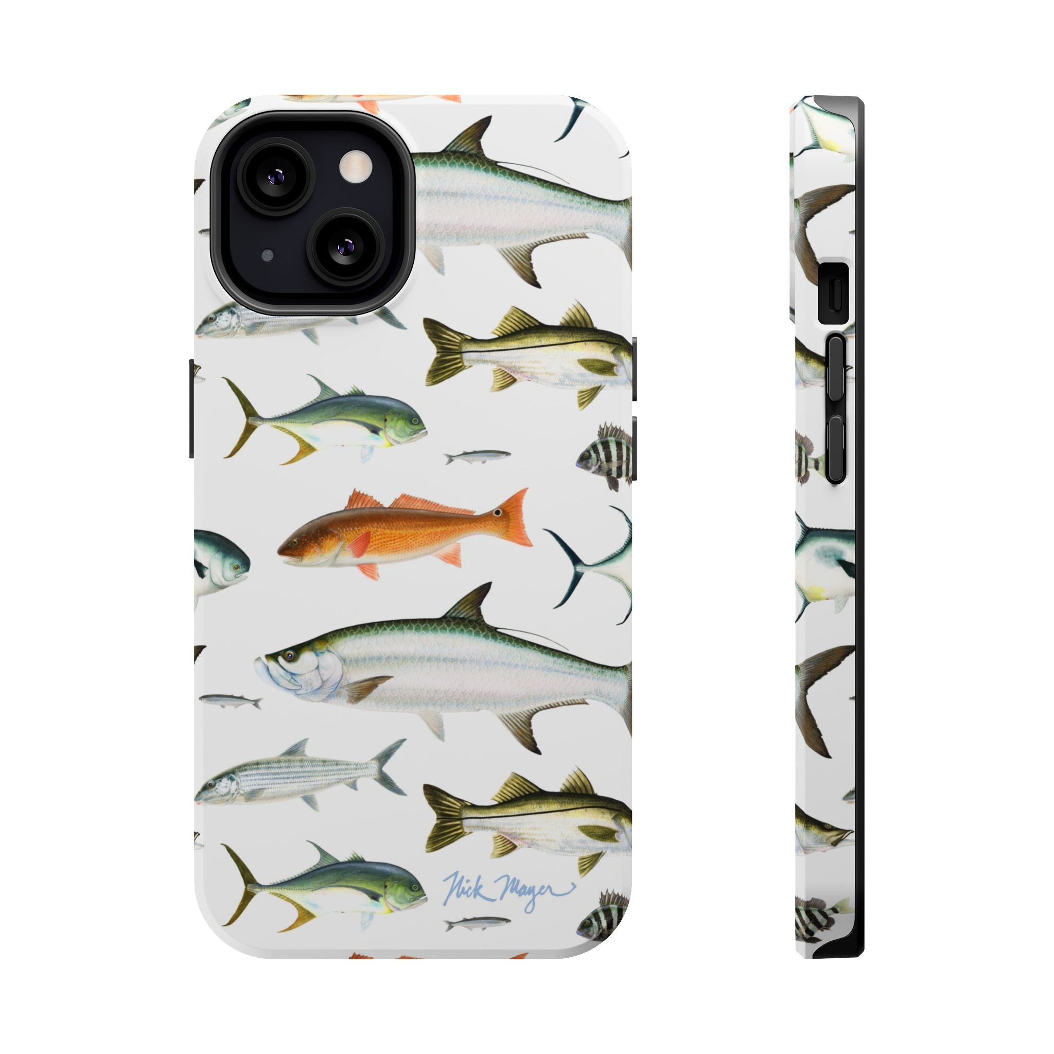 Southern Fish White MagSafe iPhone Case