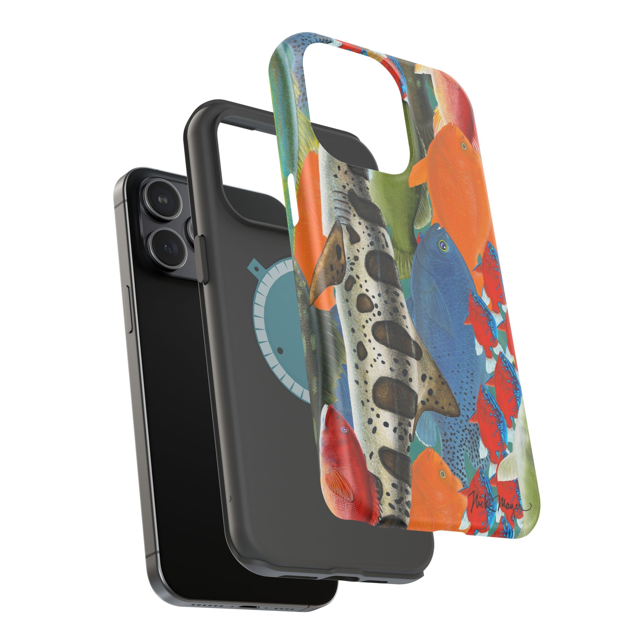California Dive Fish MagSafe iPhone Case