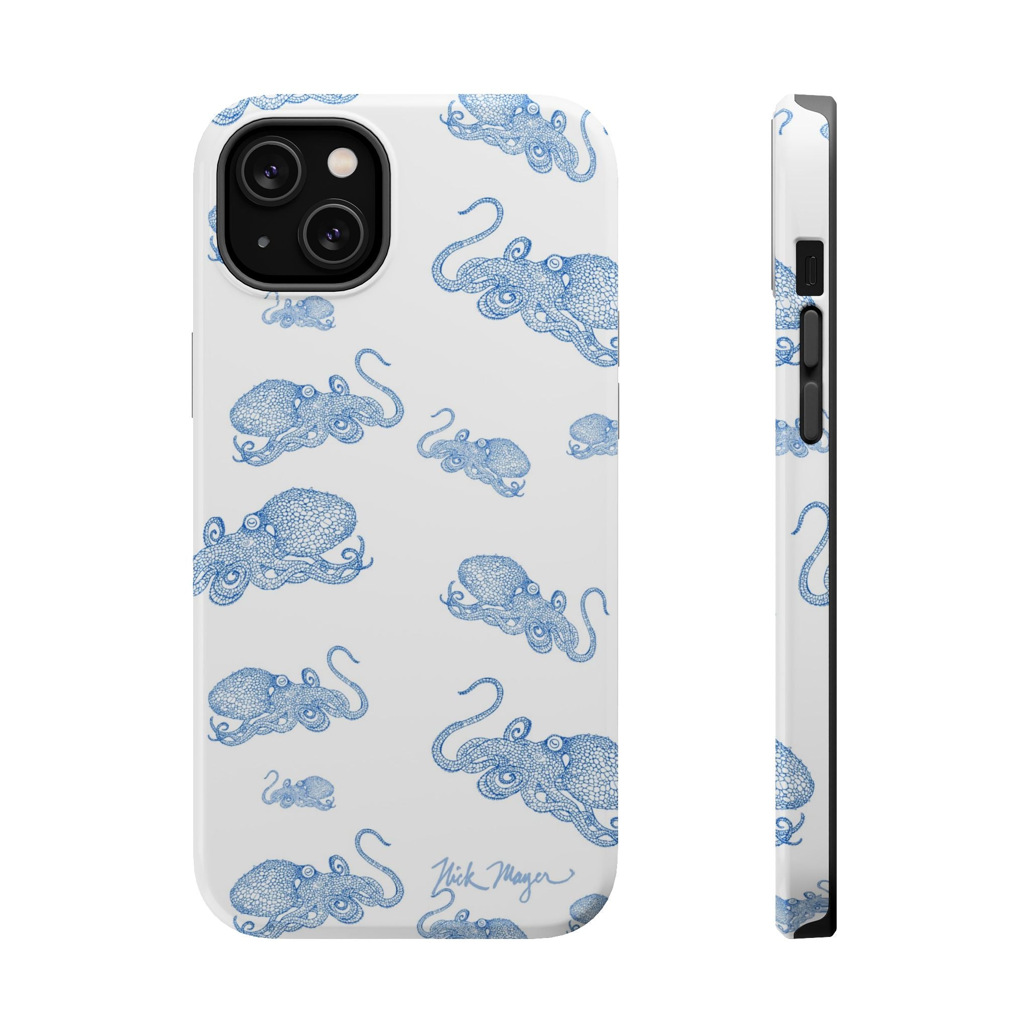 Blue Octopus 2 MagSafe iPhone Case