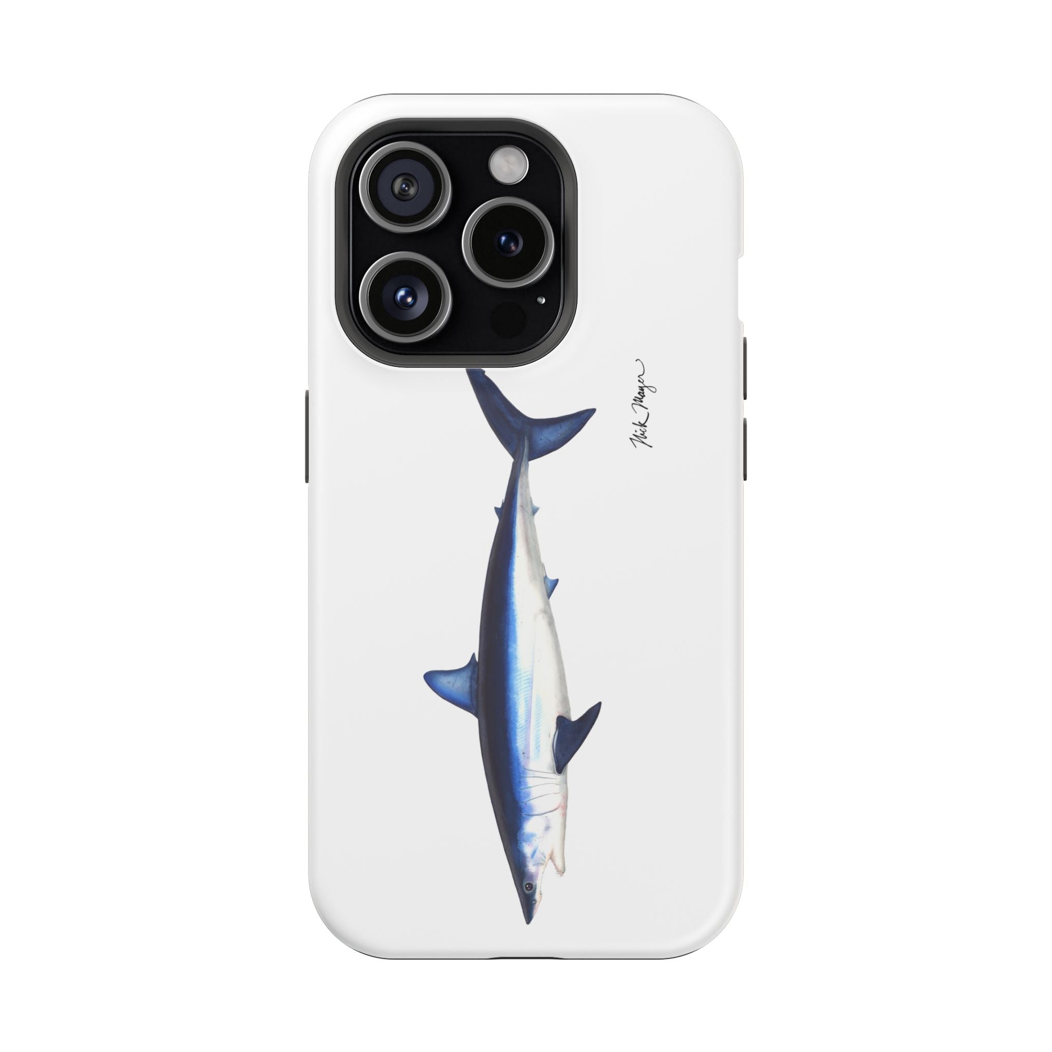 Mako Shark MagSafe White iPhone Case