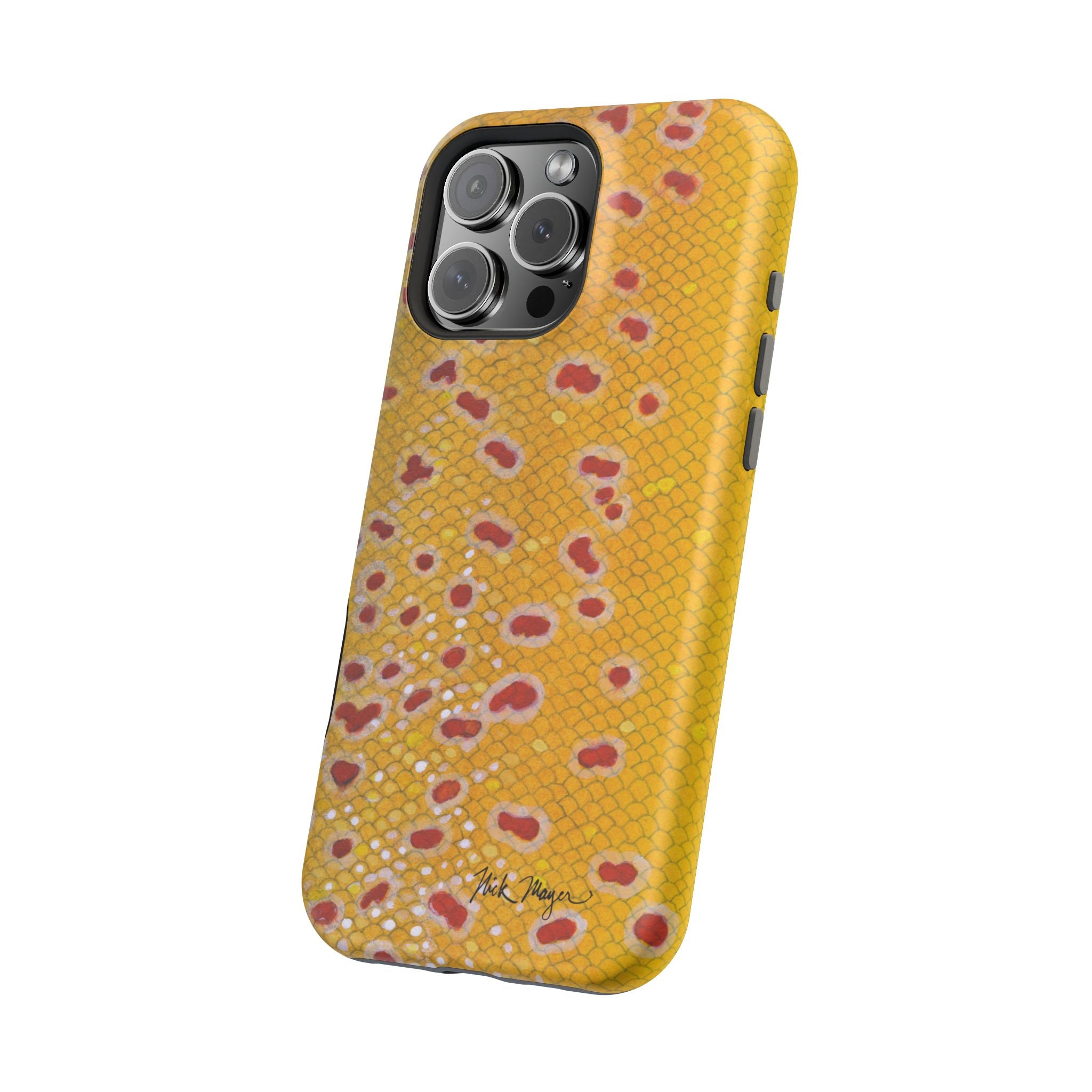 Brown Trout 3 Skin MagSafe iPhone Case
