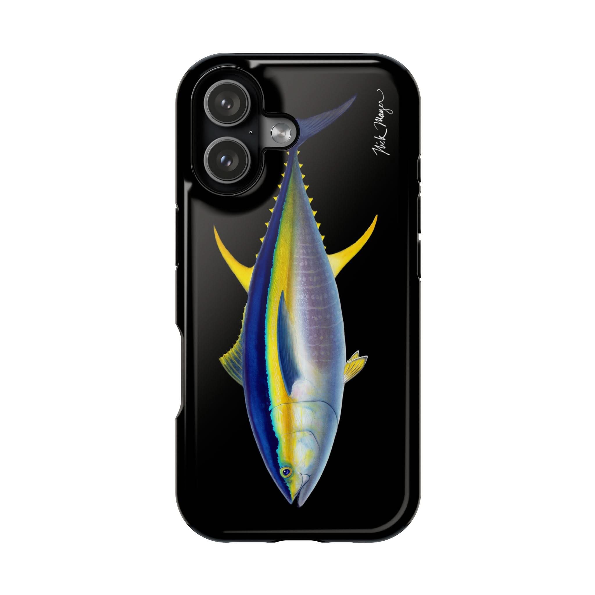 Yellowfin Tuna Black Magsafe iPhone 17 Case