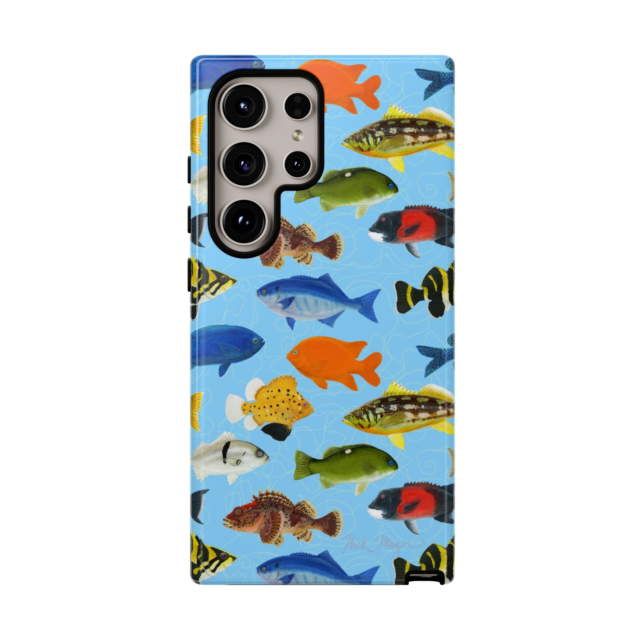 NEW California Fish Blue Phone Case (Samsung)