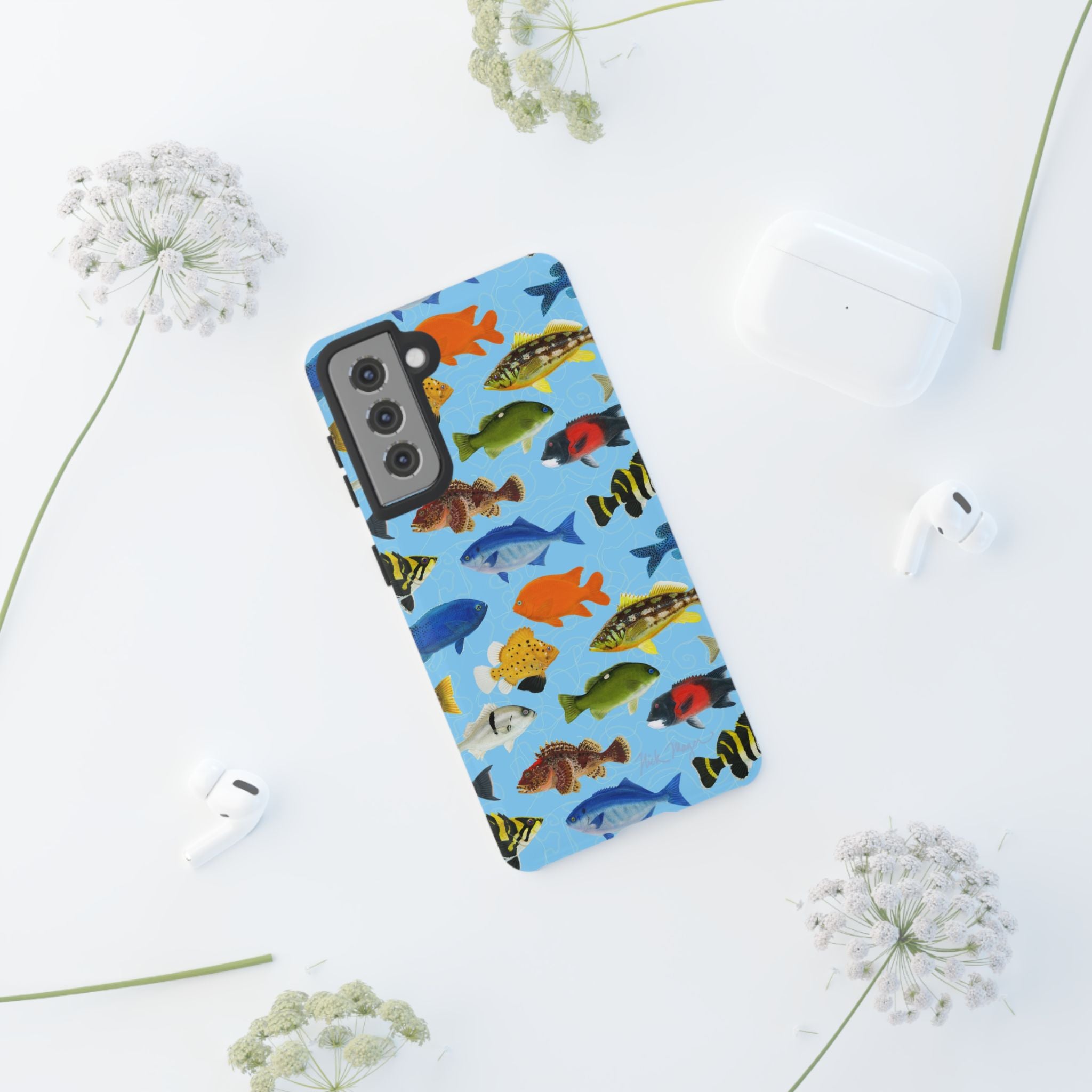 NEW California Fish Blue Phone Case (Samsung)