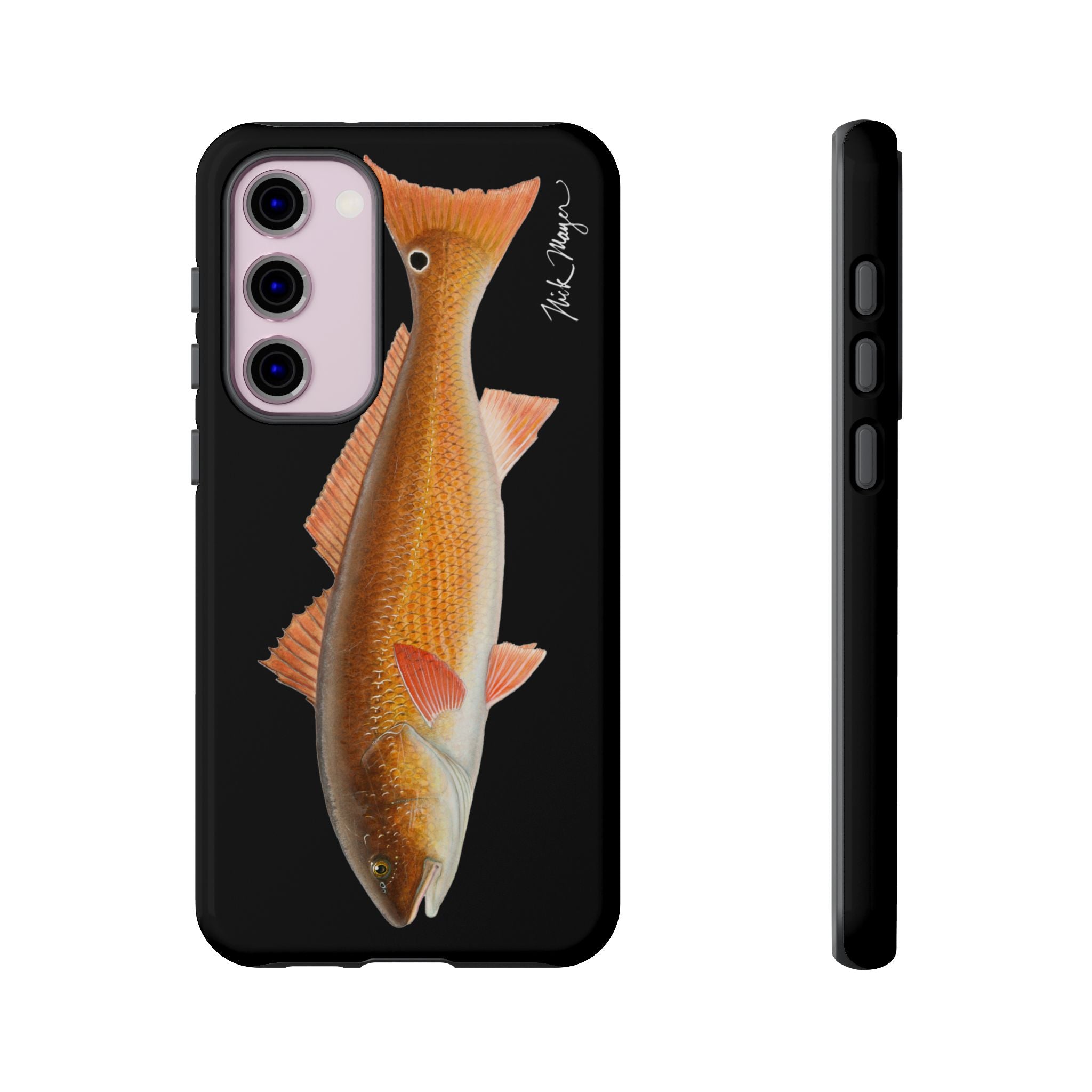 Redfish Black Phone Case (Samsung) Printify