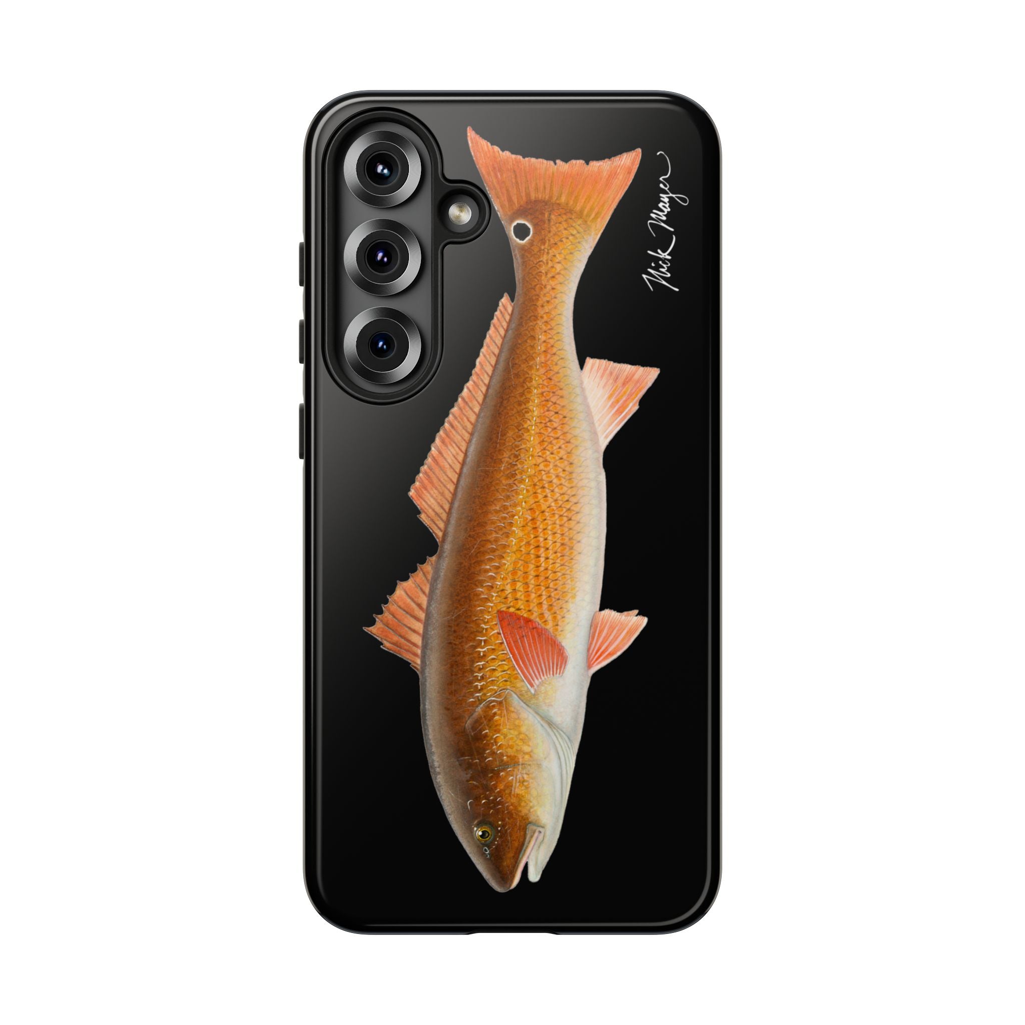 Redfish Black Phone Case (Samsung) Printify
