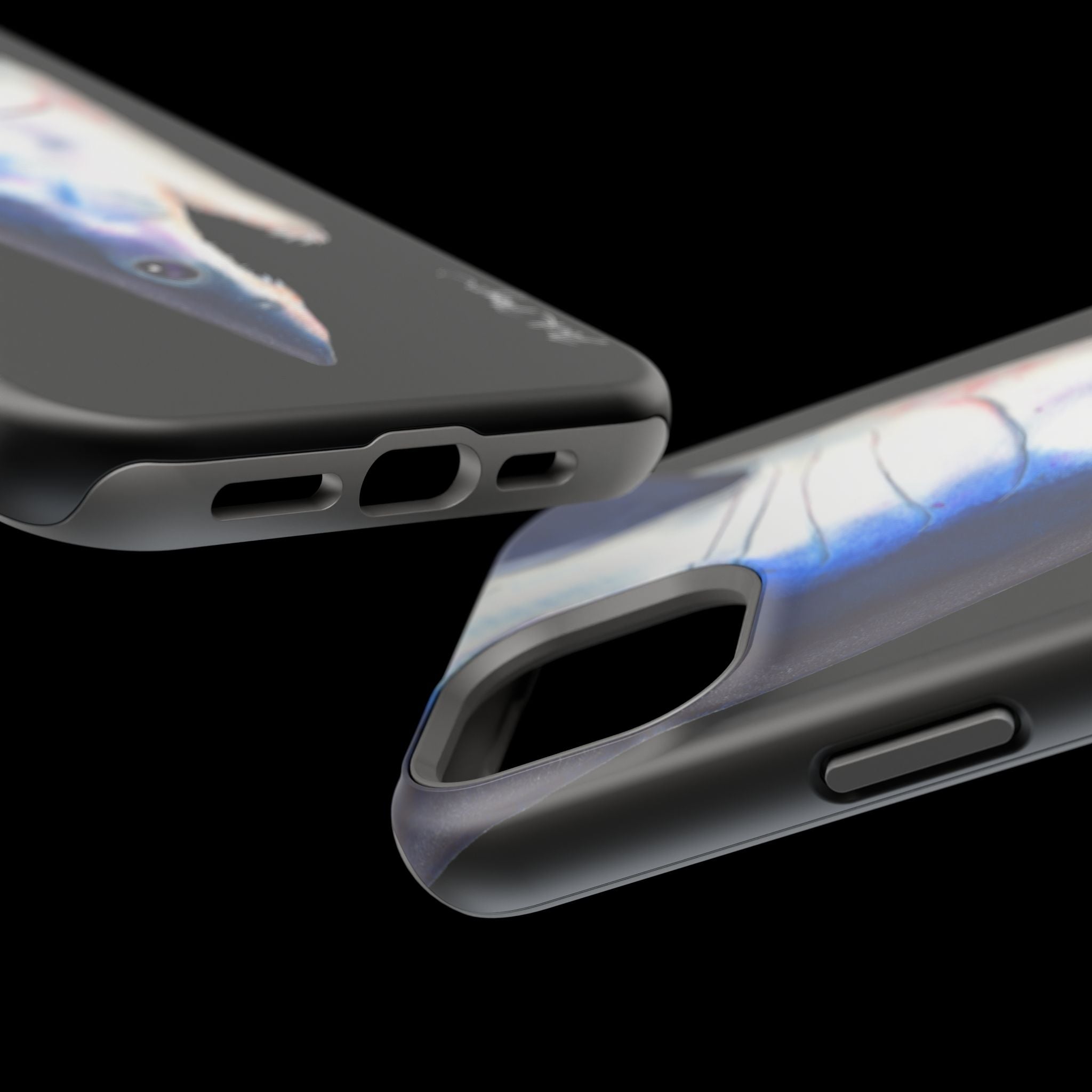 Mako Shark Face MagSafe Black iPhone Case