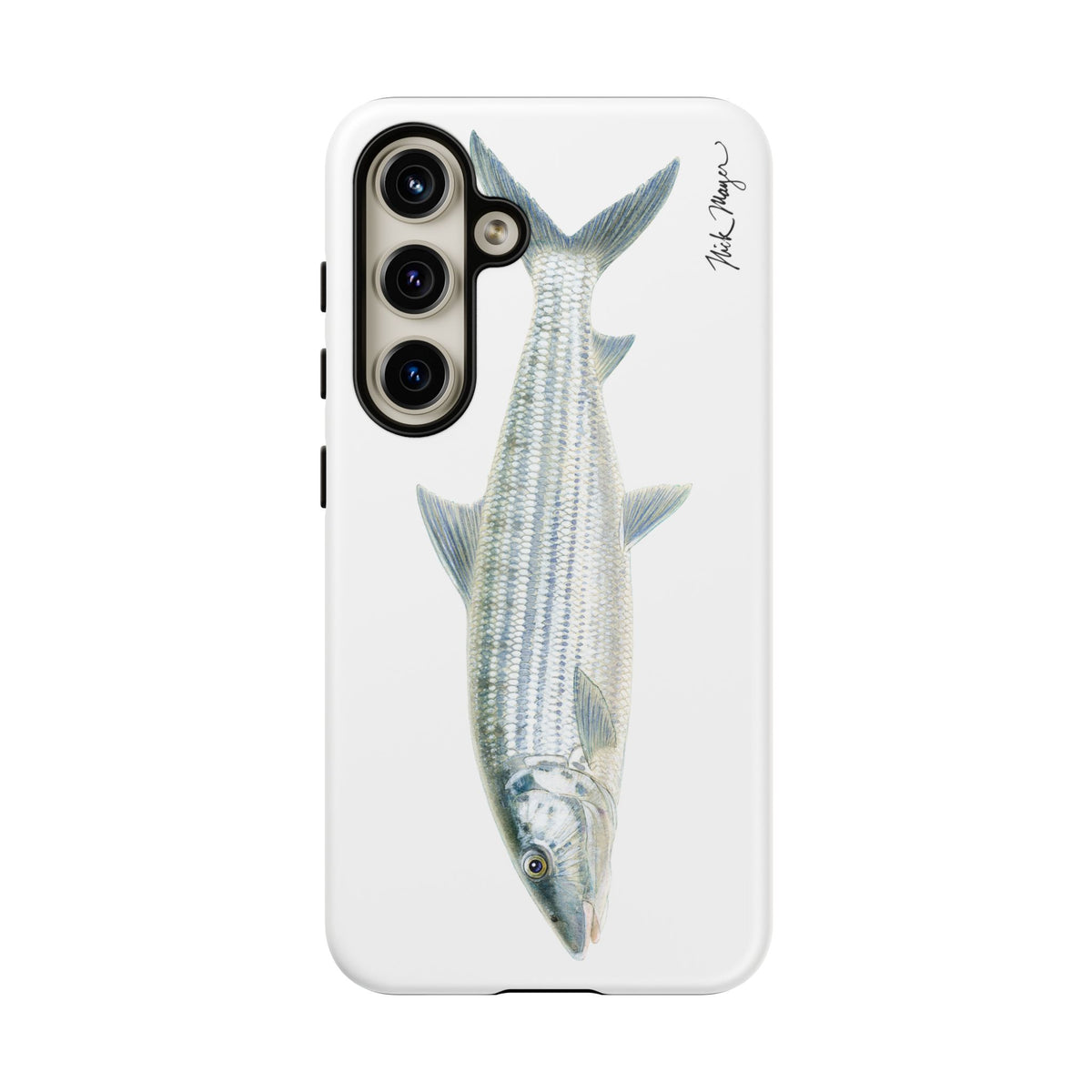Bonefish White Phone Case (Samsung) Printify