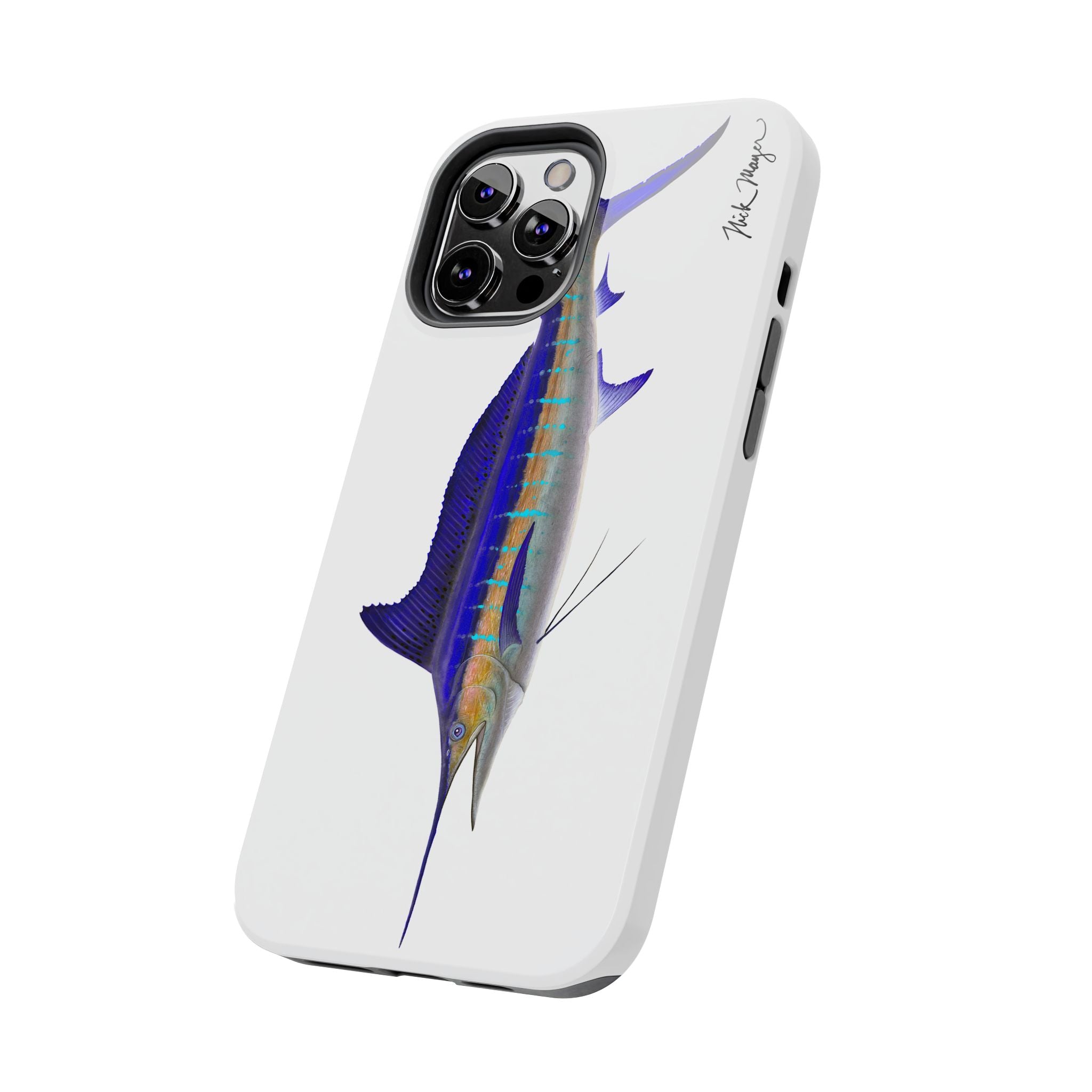 Durable and stylish Striped Marlin phone case for iPhone