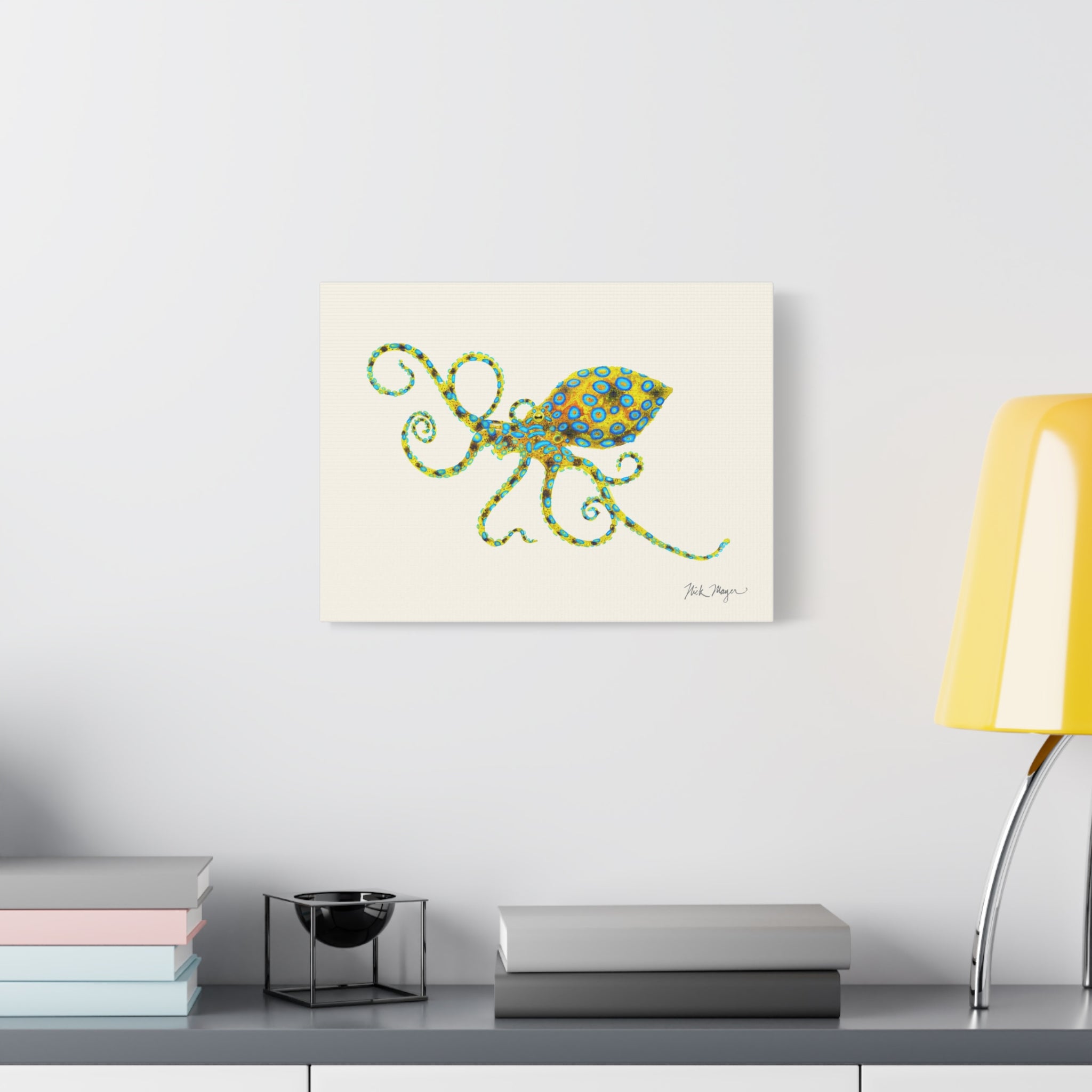 Blue Ringed Octopus Canvas Print
