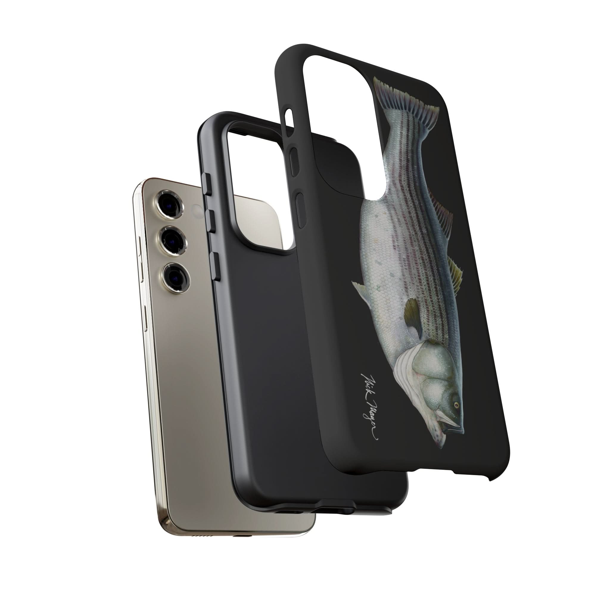Cow Striper Phone Case (Samsung) - black