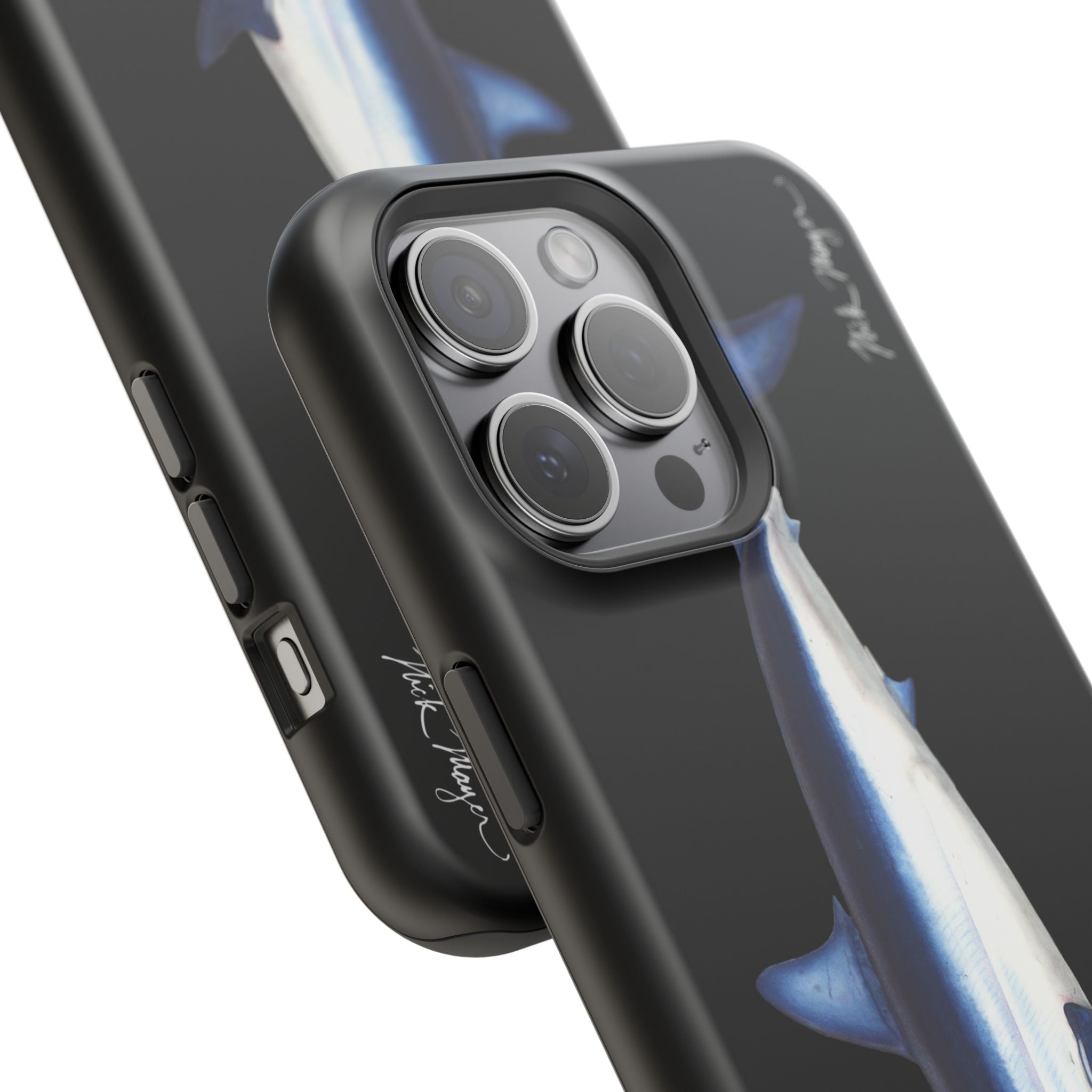 Mako Shark MagSafe Black iPhone Case
