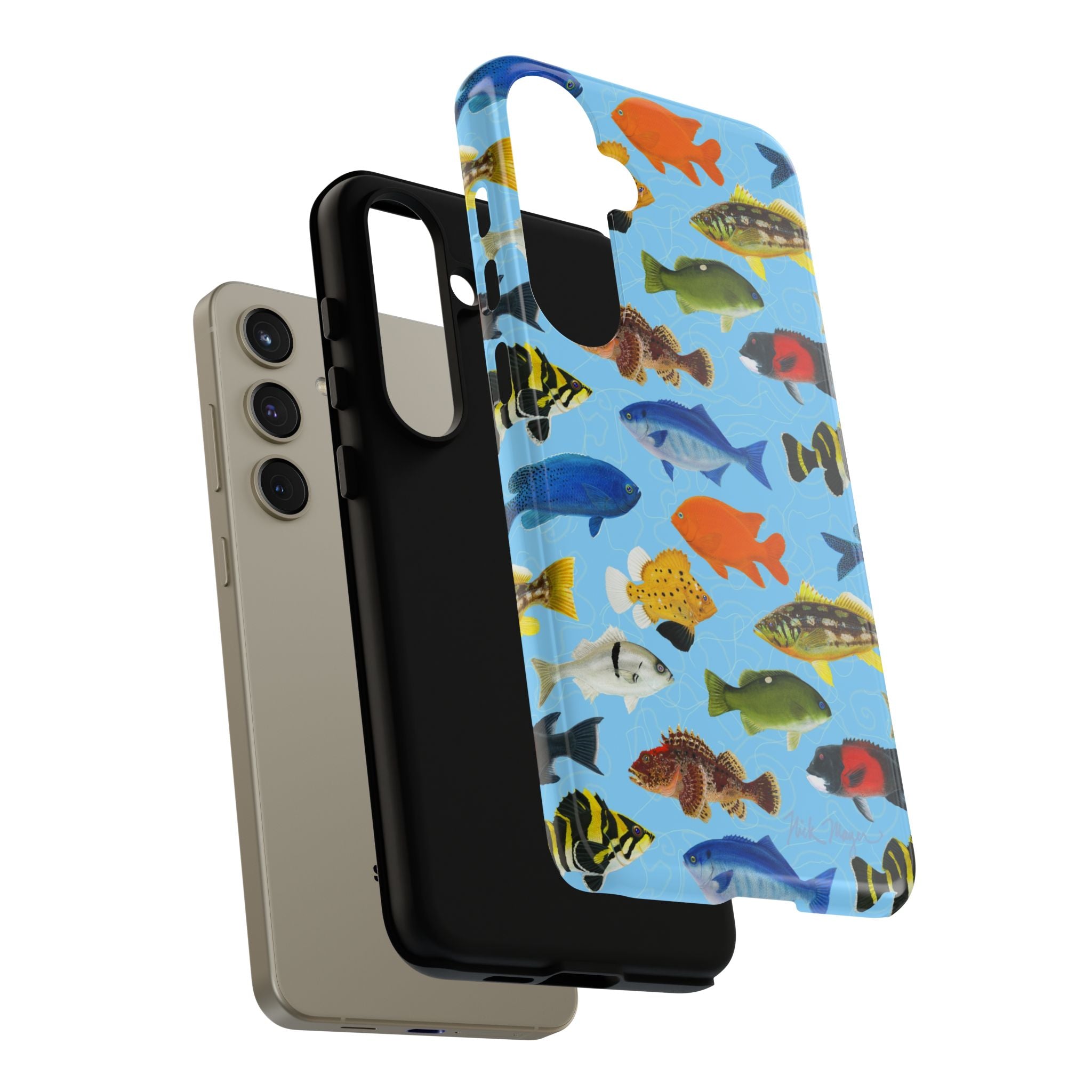 NEW California Fish Blue Phone Case (Samsung)