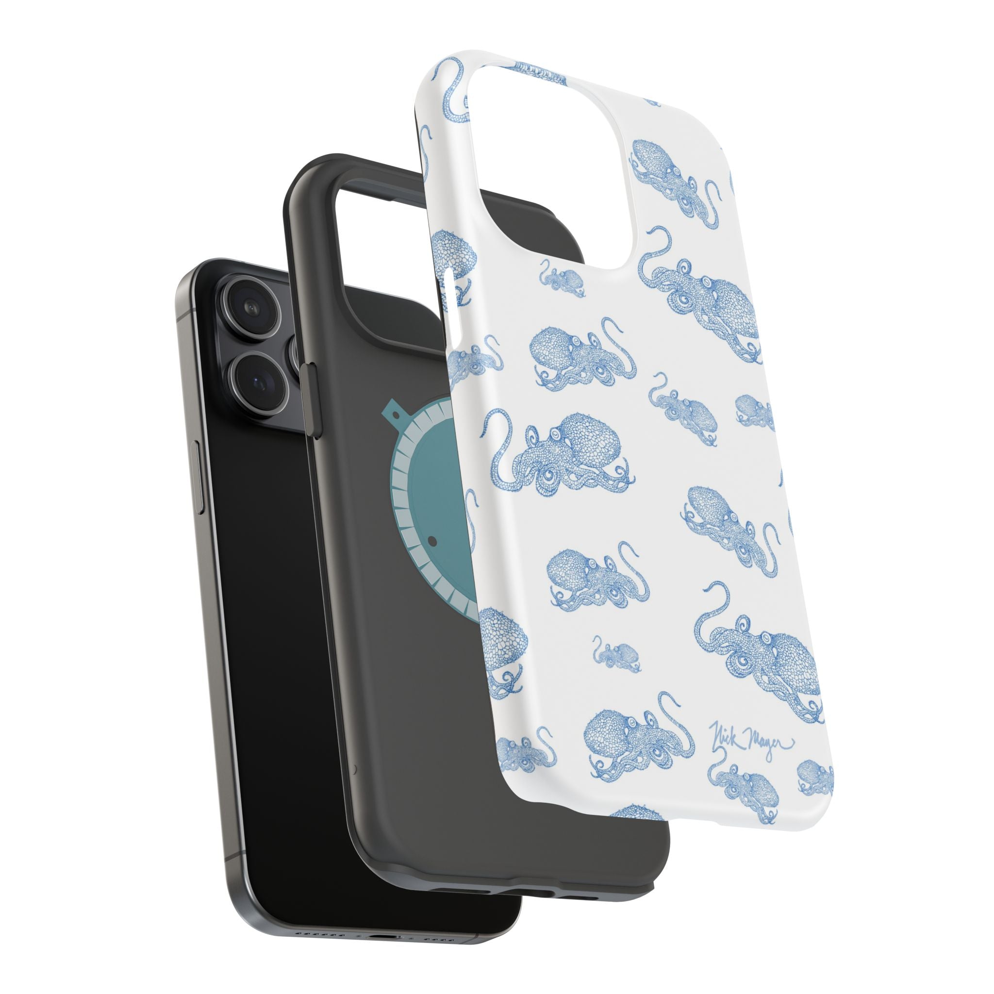 NEW Blue Octopus 2 MagSafe iPhone Case