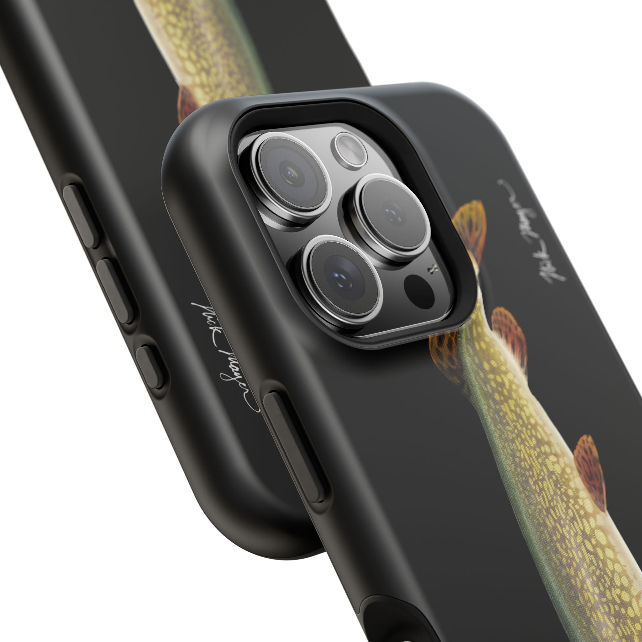 Northern Pike MagSafe Black iPhone Case Printify