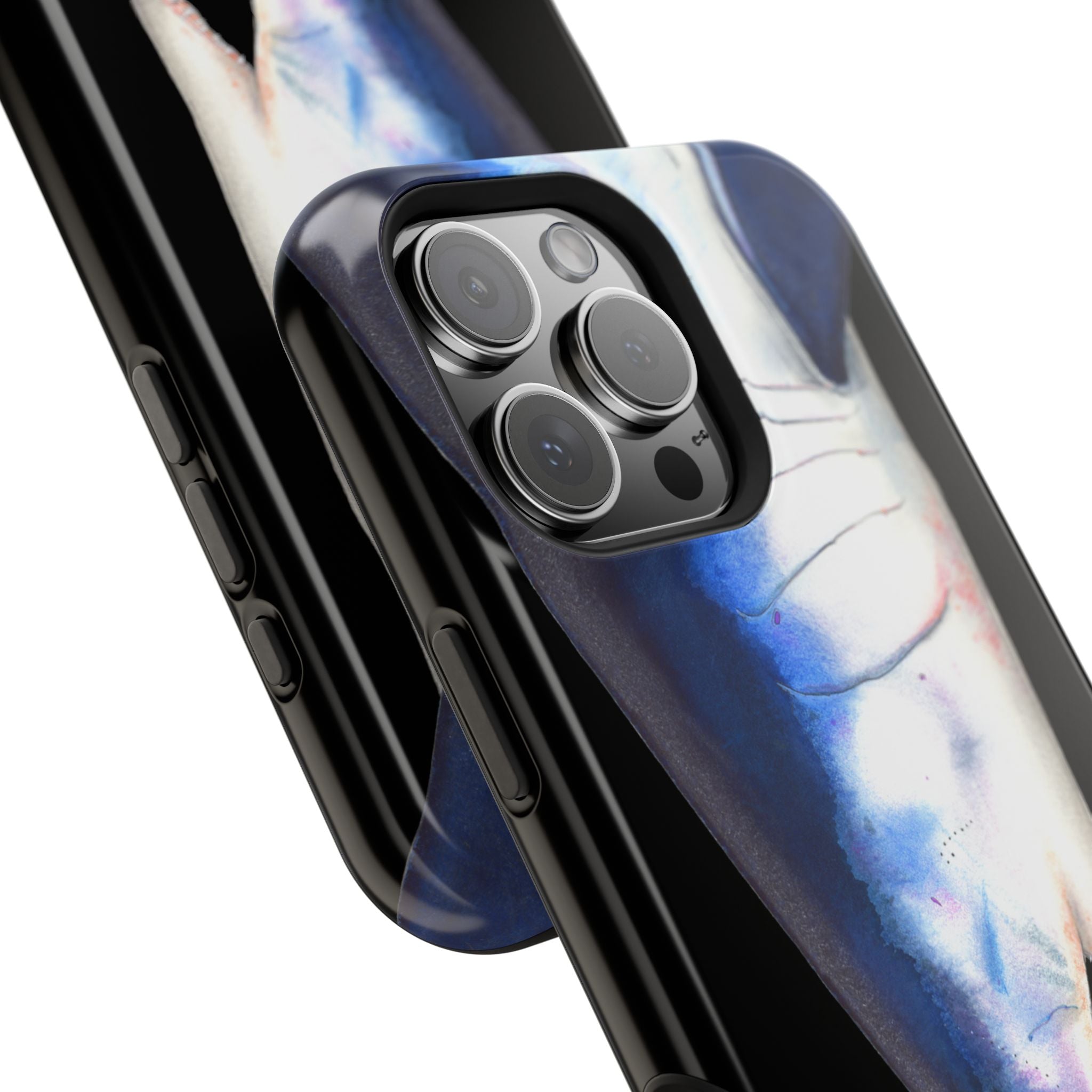 Mako Shark Face MagSafe Black iPhone Case