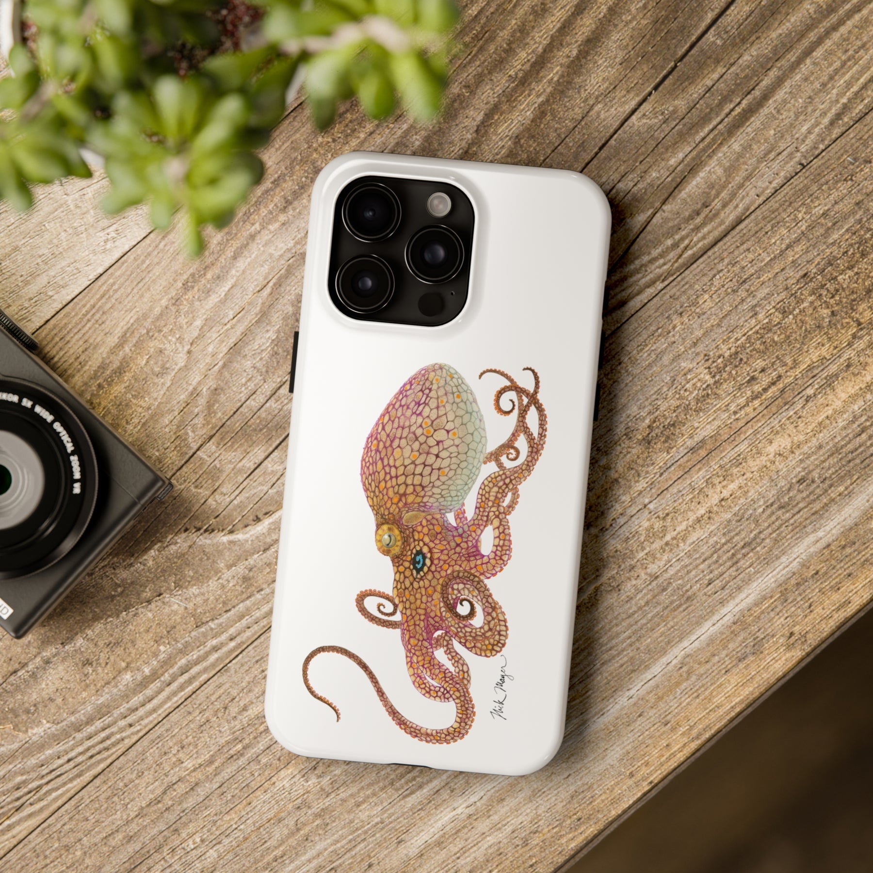 Two Spot Octopus Phone Case (iPhone)