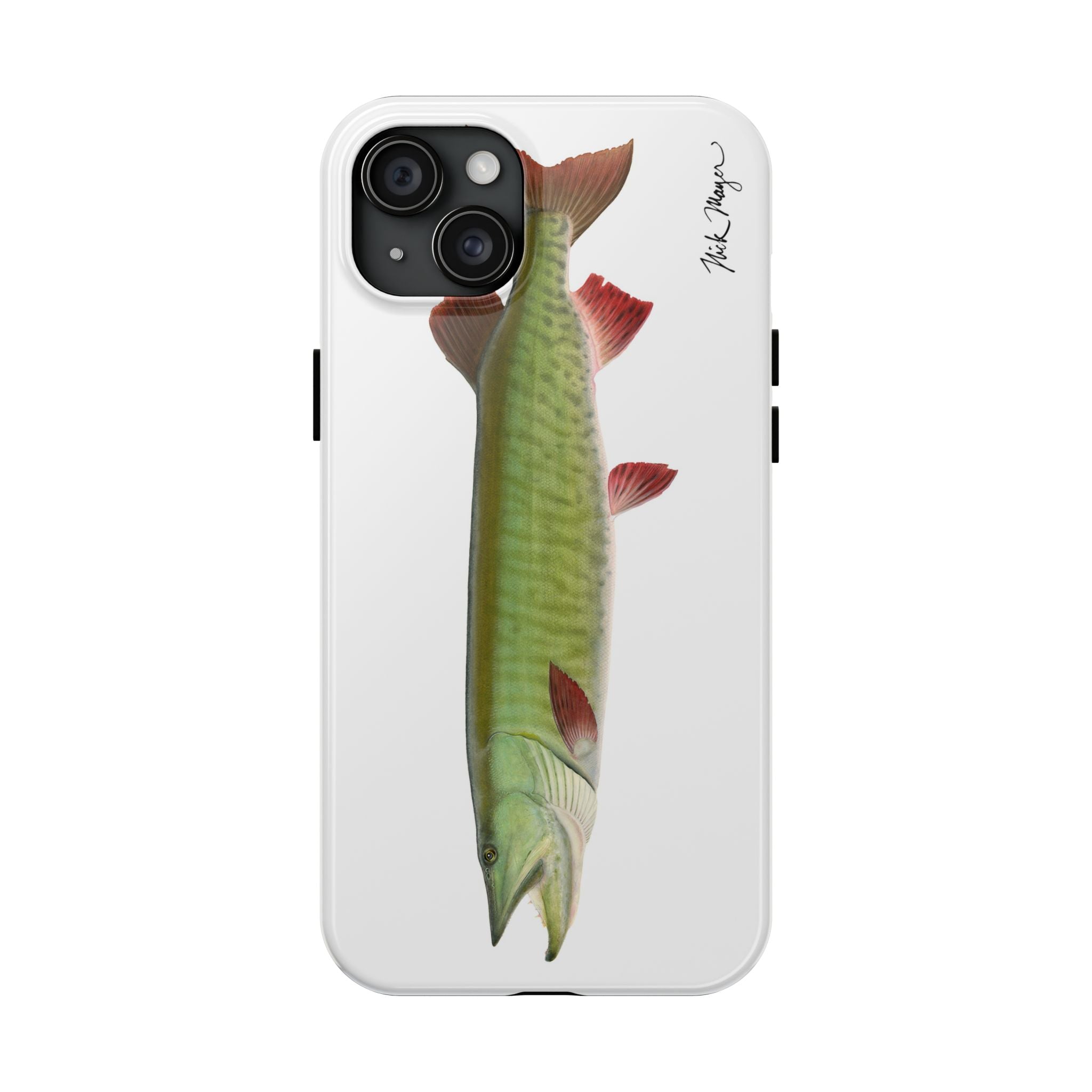 Trophy Muskie White Phone Case (iPhone)