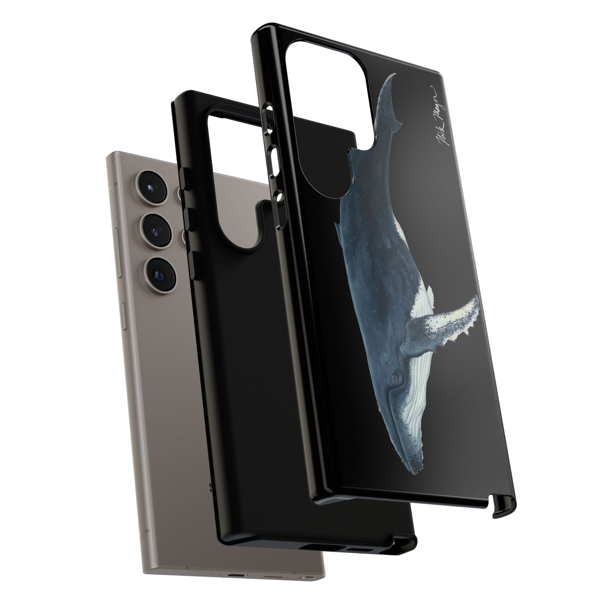 Humpback Black Phone Case (Samsung)
