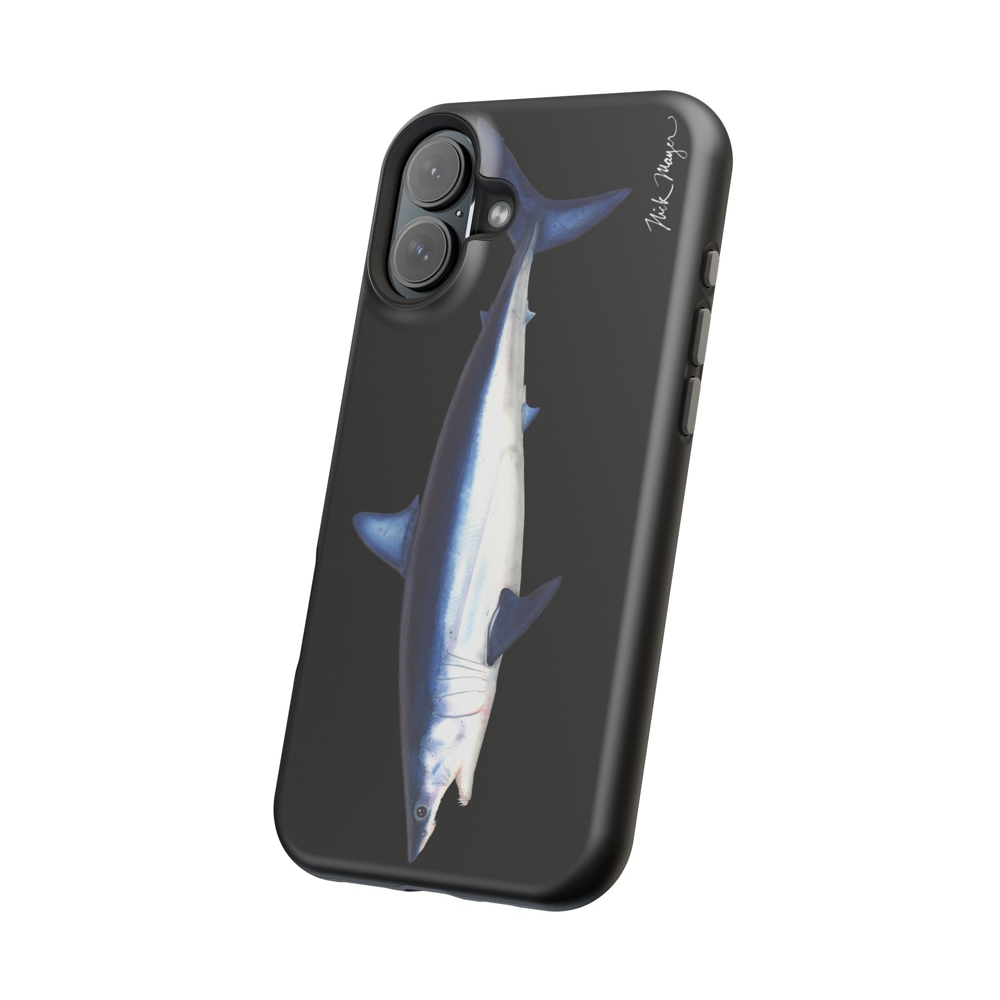 Mako Shark MagSafe Black iPhone Case