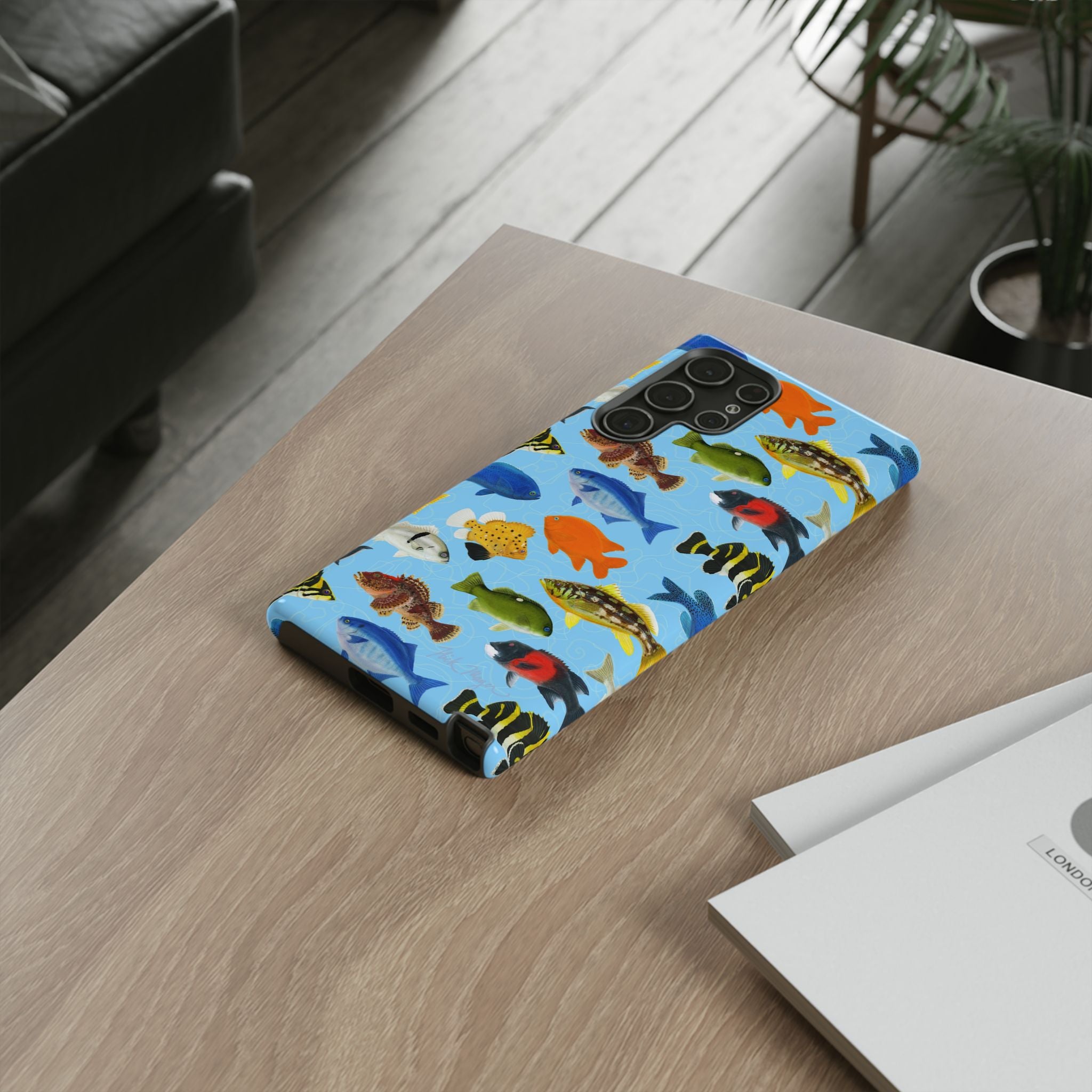 NEW California Fish Blue Phone Case (Samsung)