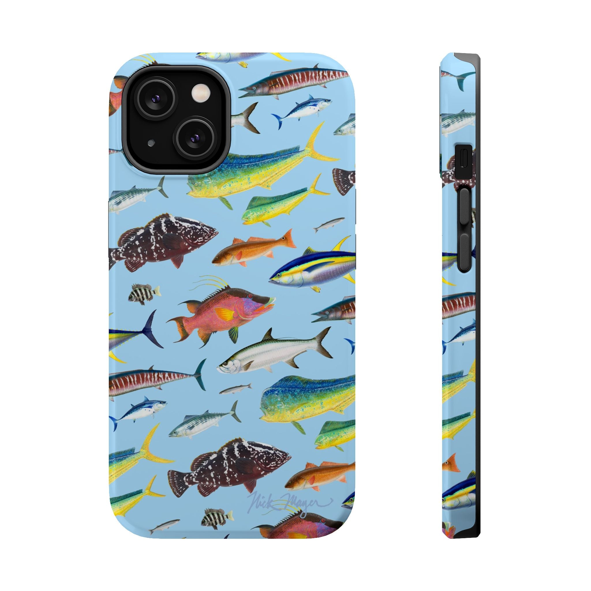 Southern Offshore Fish Blue MagSafe iPhone Case