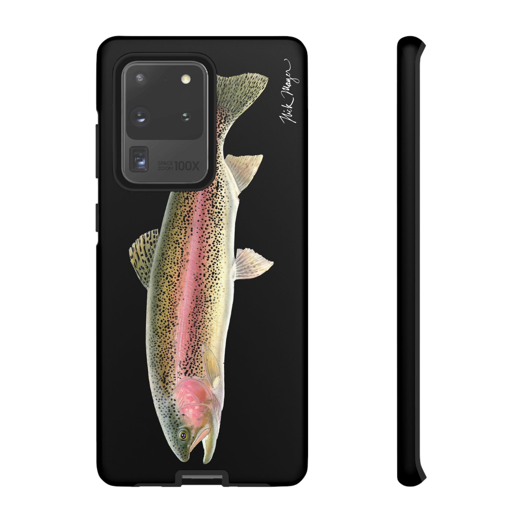 Rainbow Trout Black Phone Case (Samsung) Printify