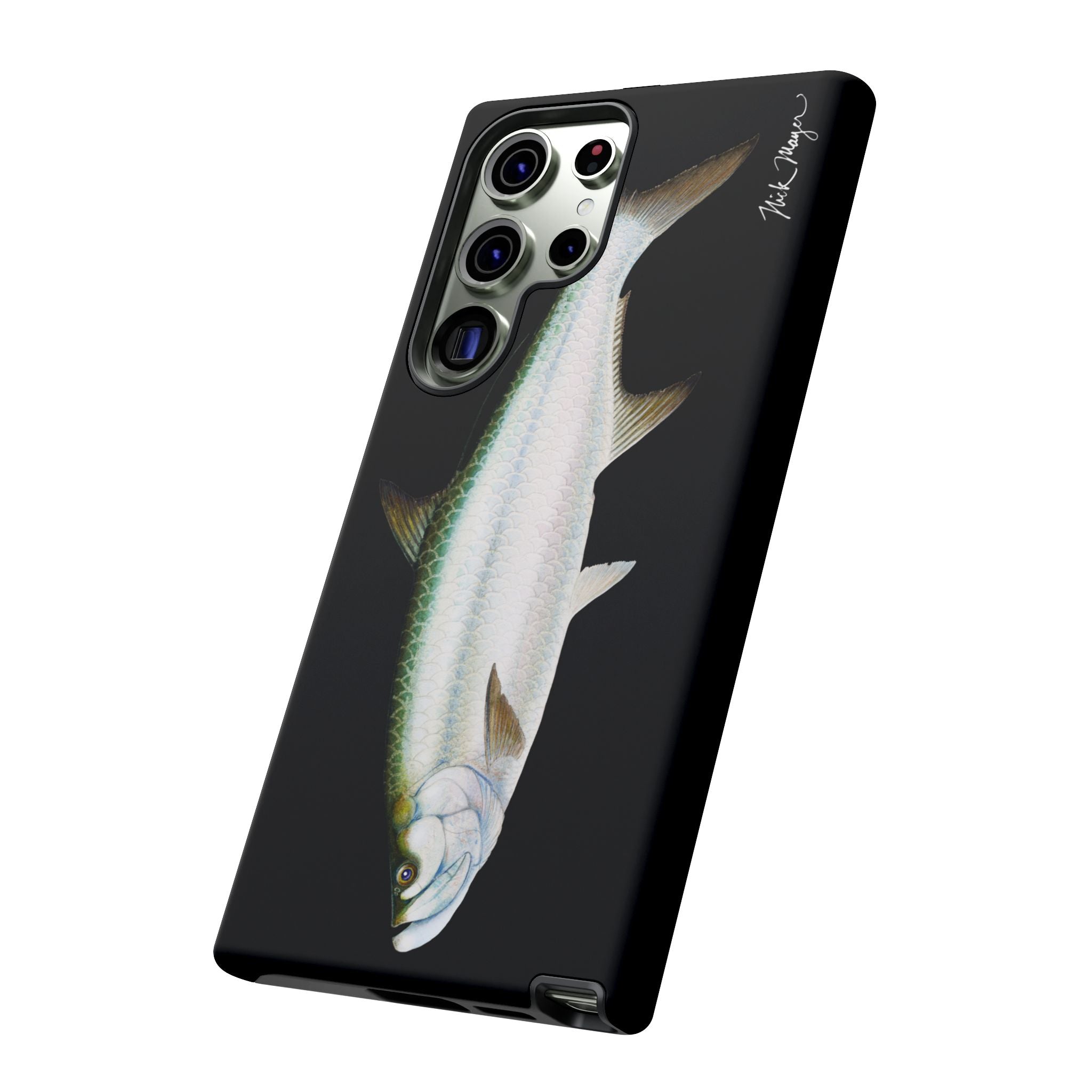Tarpon Black Phone Case (Samsung) Printify