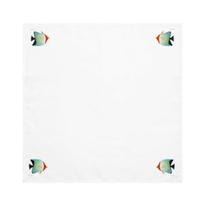 Hooded Butterflyfish 4 Piece Cloth Napkin Set