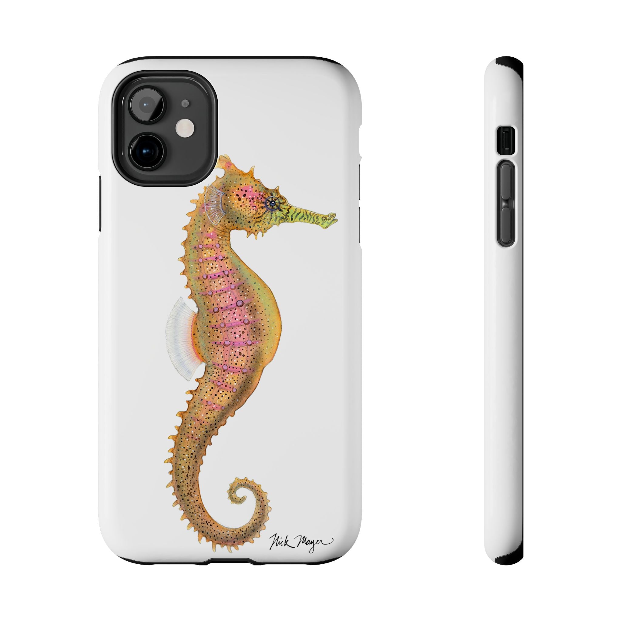 Pink Seahorse Phone Case (iPhone)