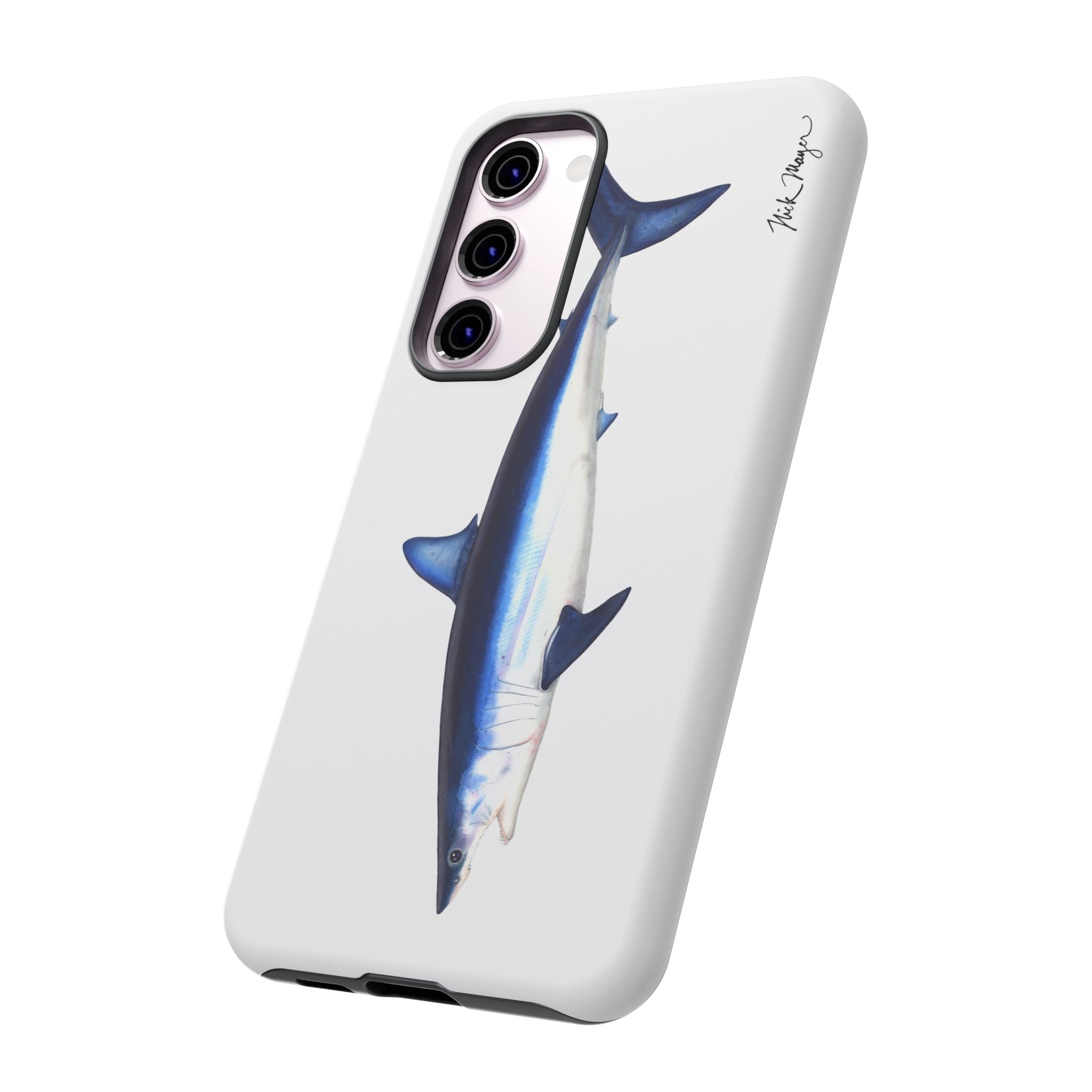 Mako Shark White Phone Case (Samsung)