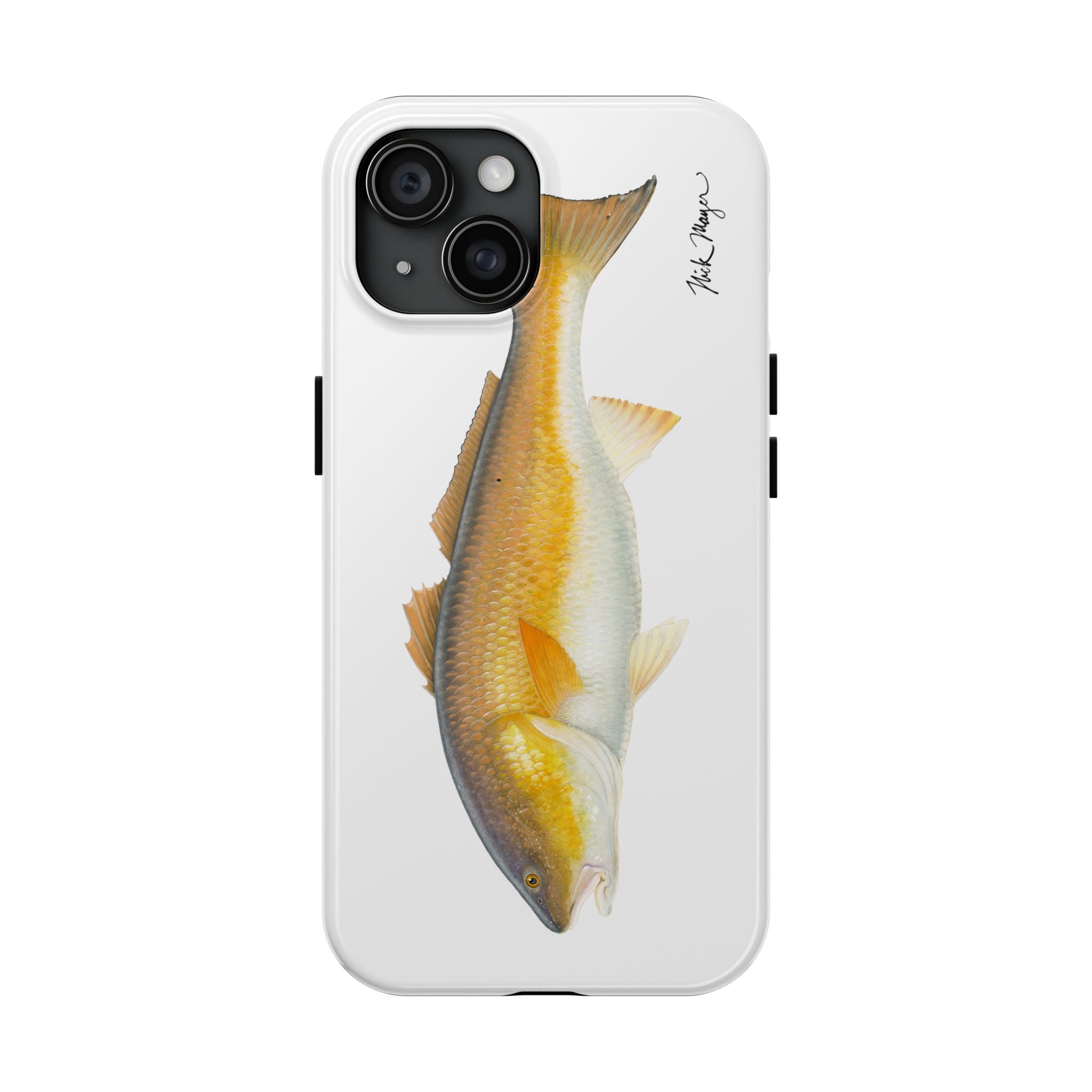 Bull Redfish White Phone Case (iPhone)