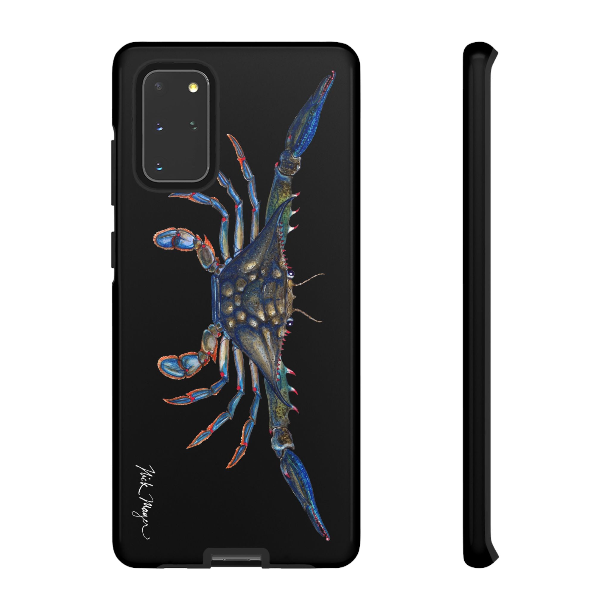 Blue Crab Black Phone Case (Samsung)