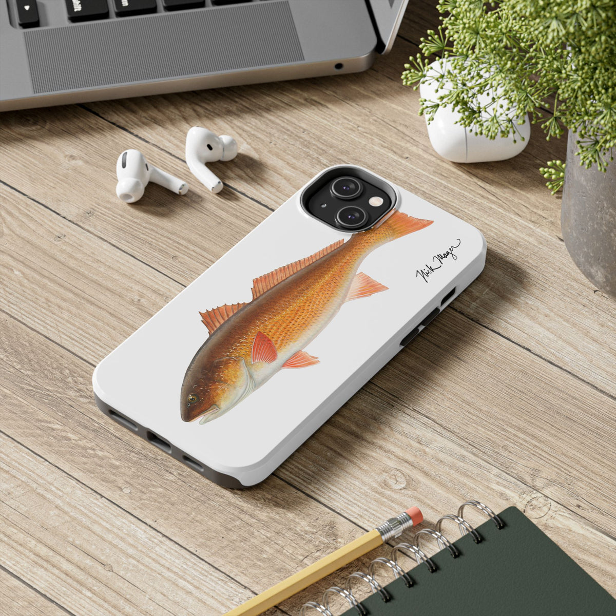 Redfish White Phone Case (iPhone) Printify