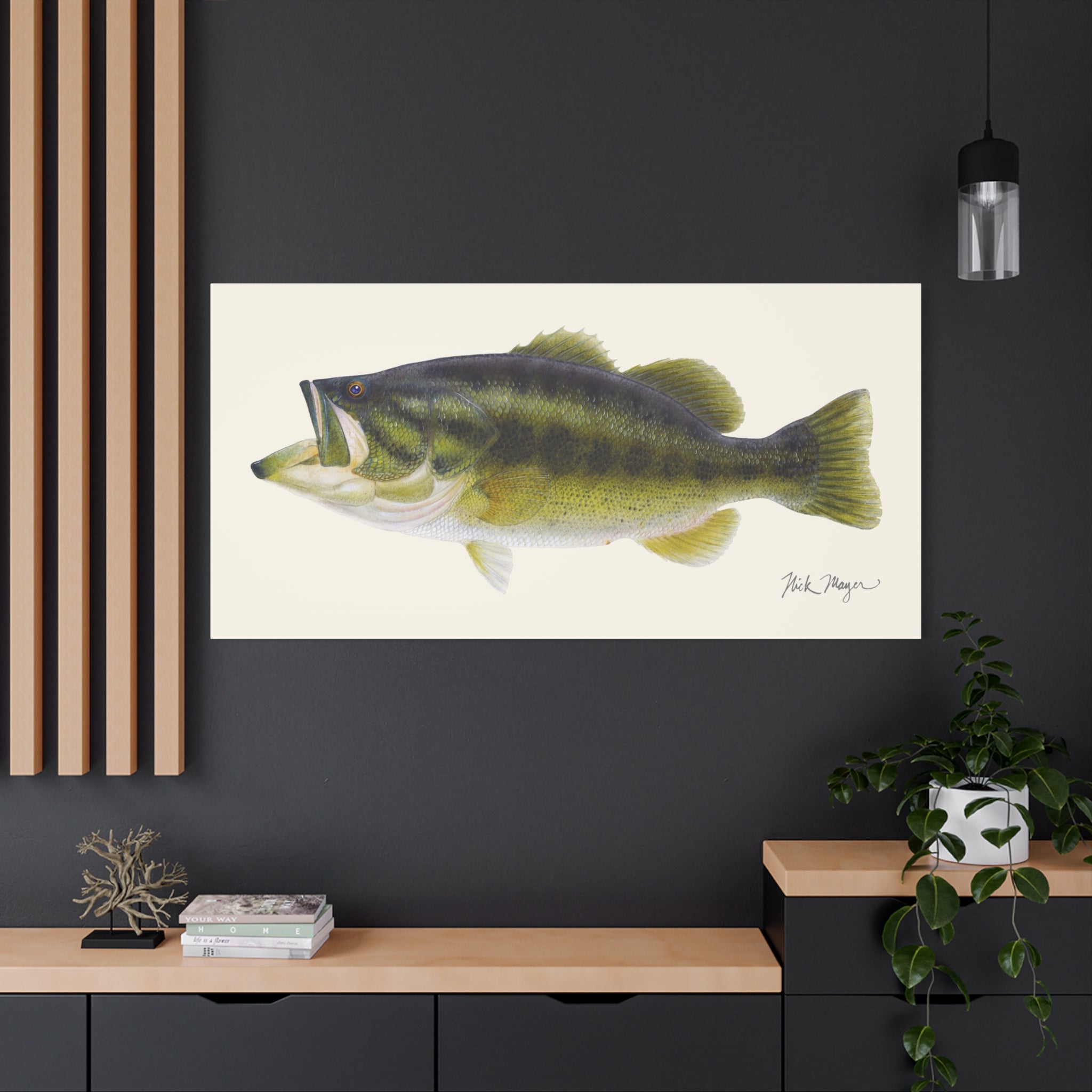 Largemouth Bass I Canvas Print
