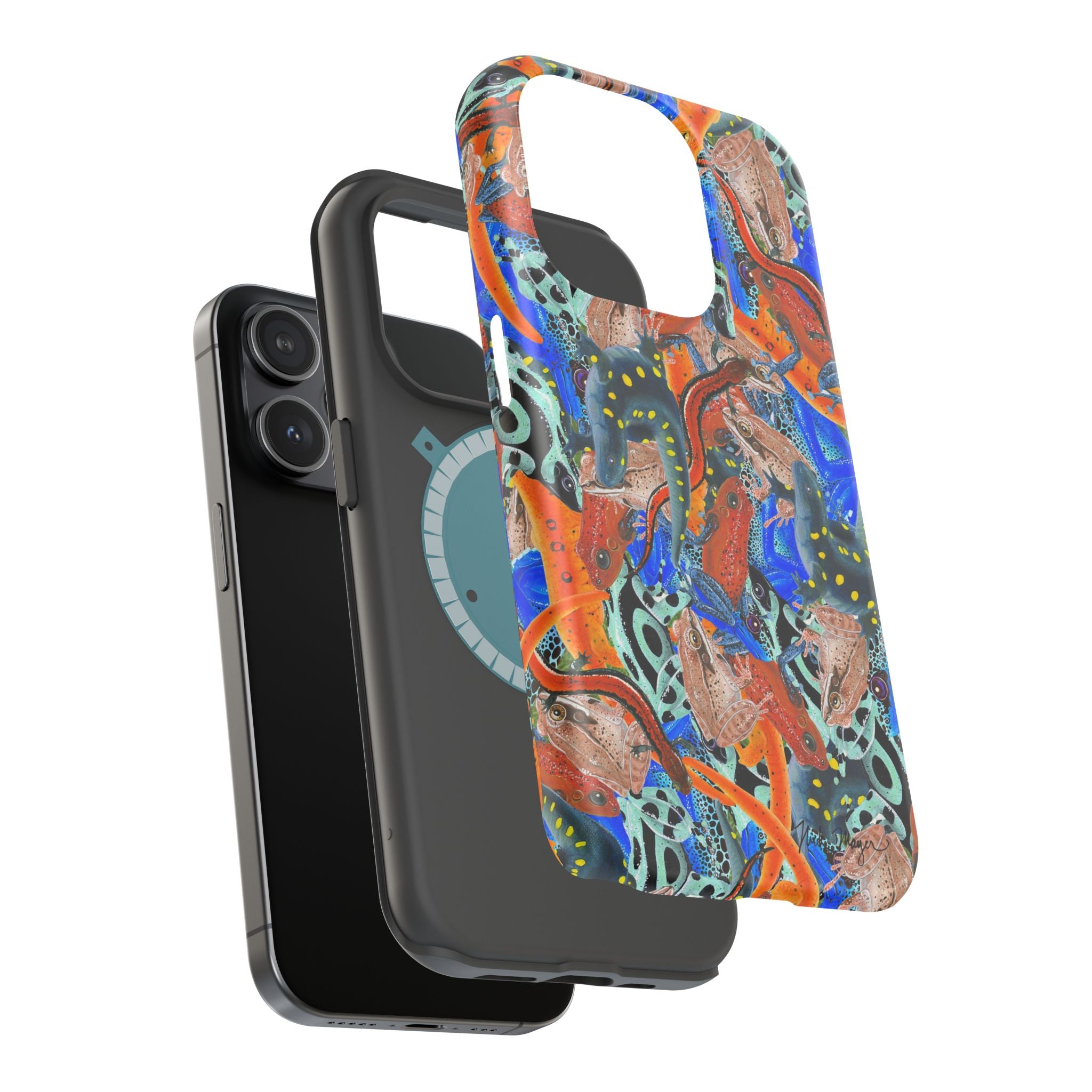 Frogs and Salamanders MagSafe iPhone Case