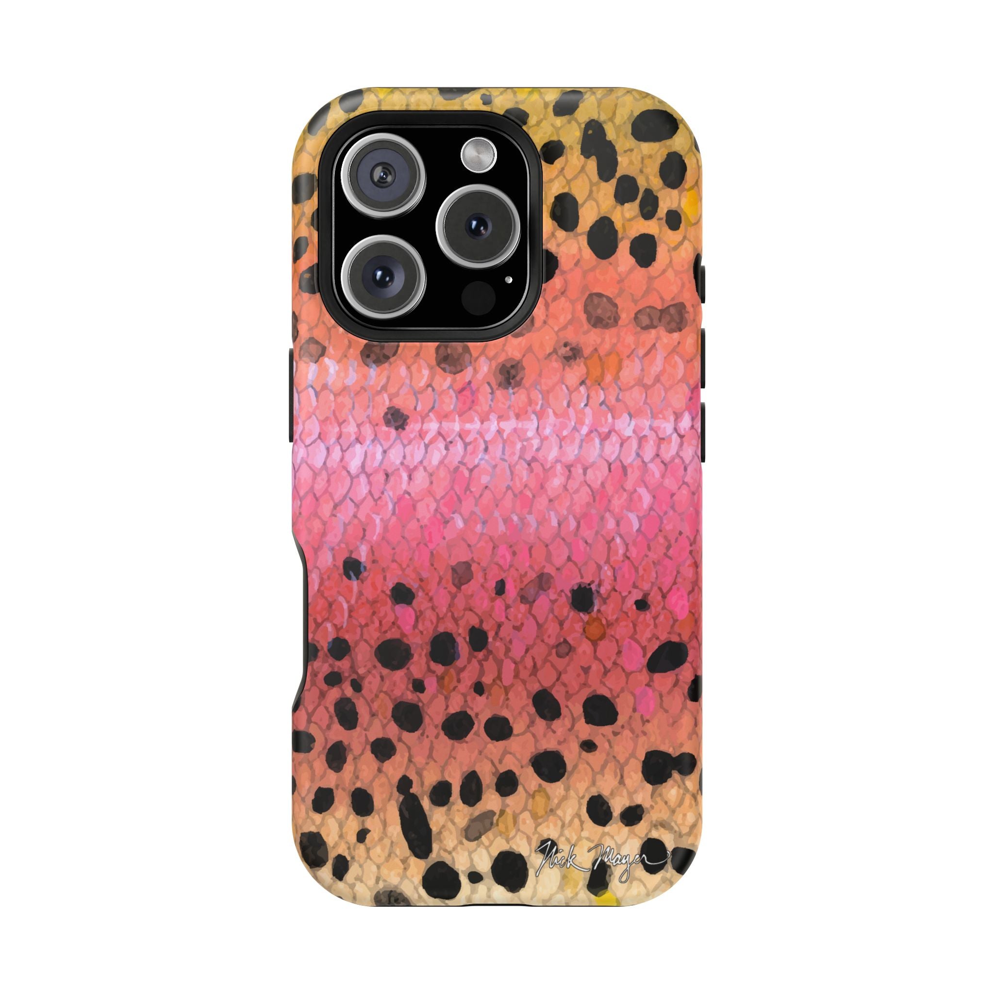 Rainbow Trout Skin MagSafe iPhone Case
