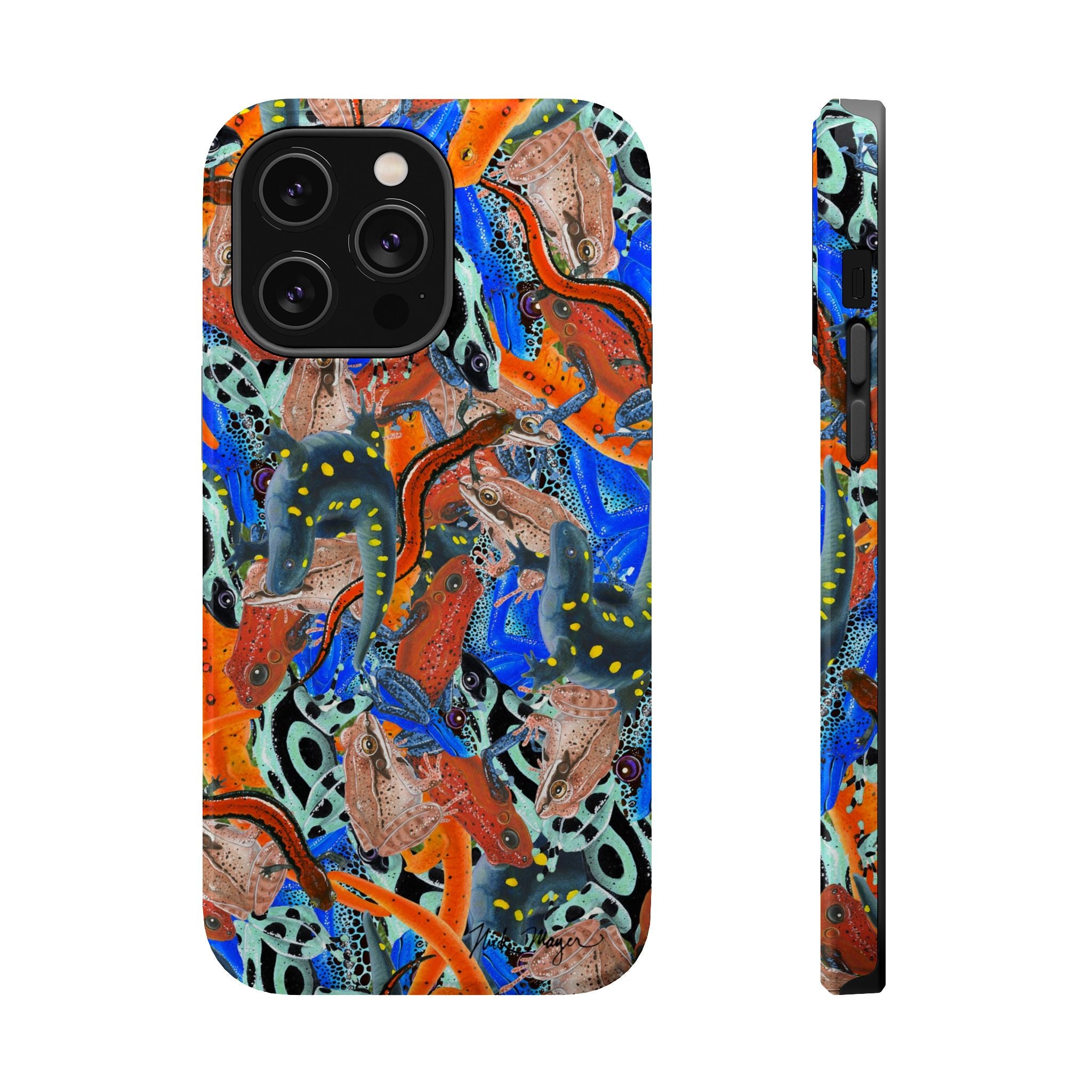 Frogs and Salamanders MagSafe iPhone Case