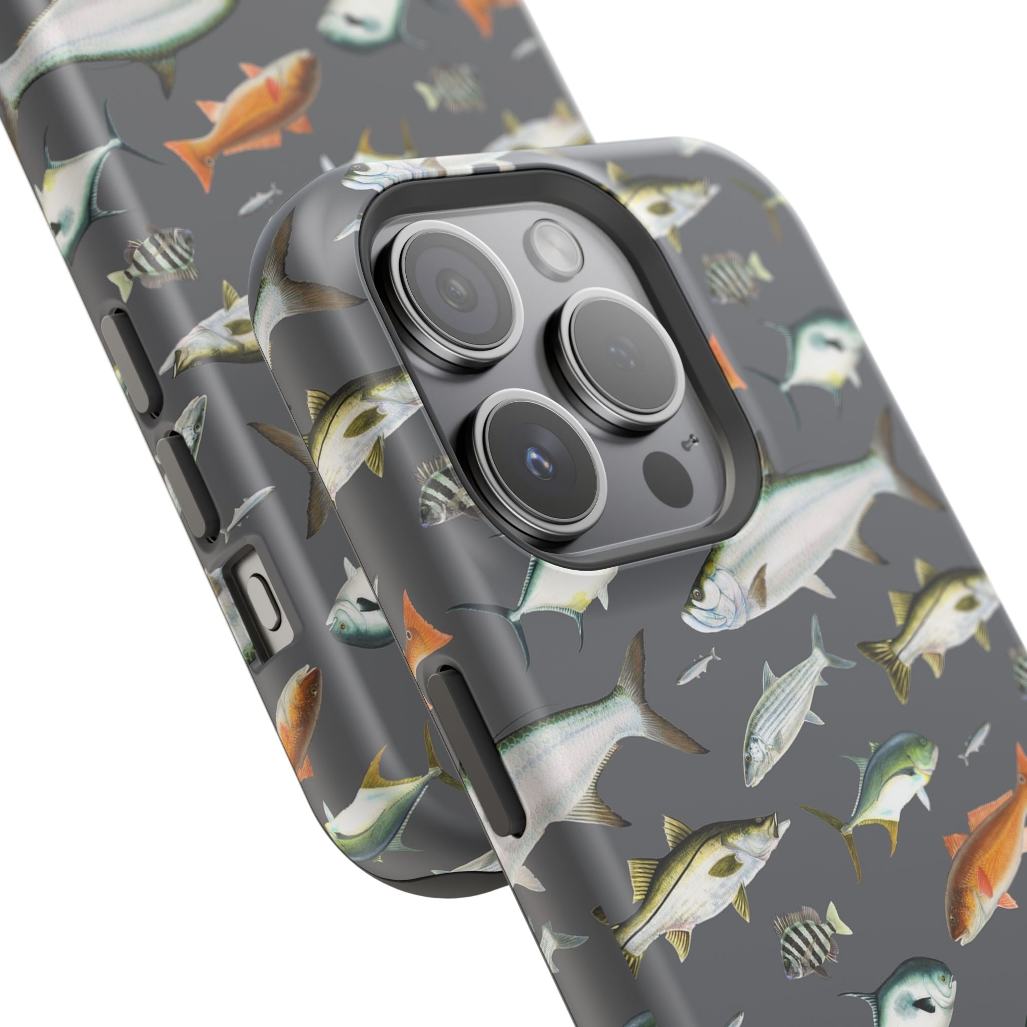 Southern Fish Grey MagSafe iPhone Case
