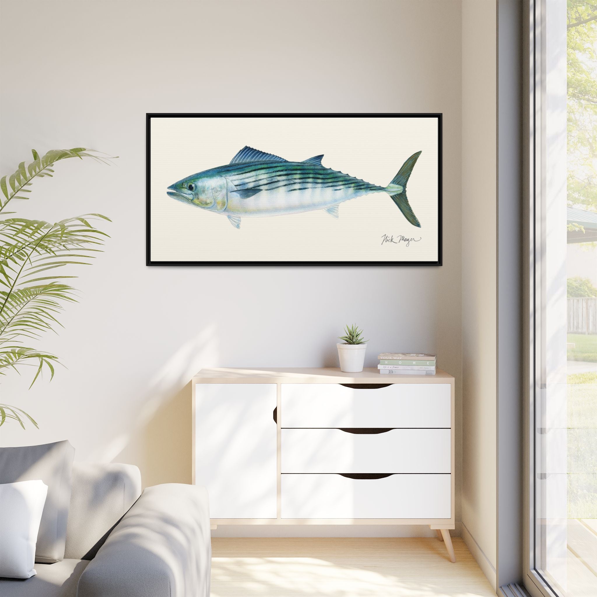 Bonito Framed Canvas Print Printify