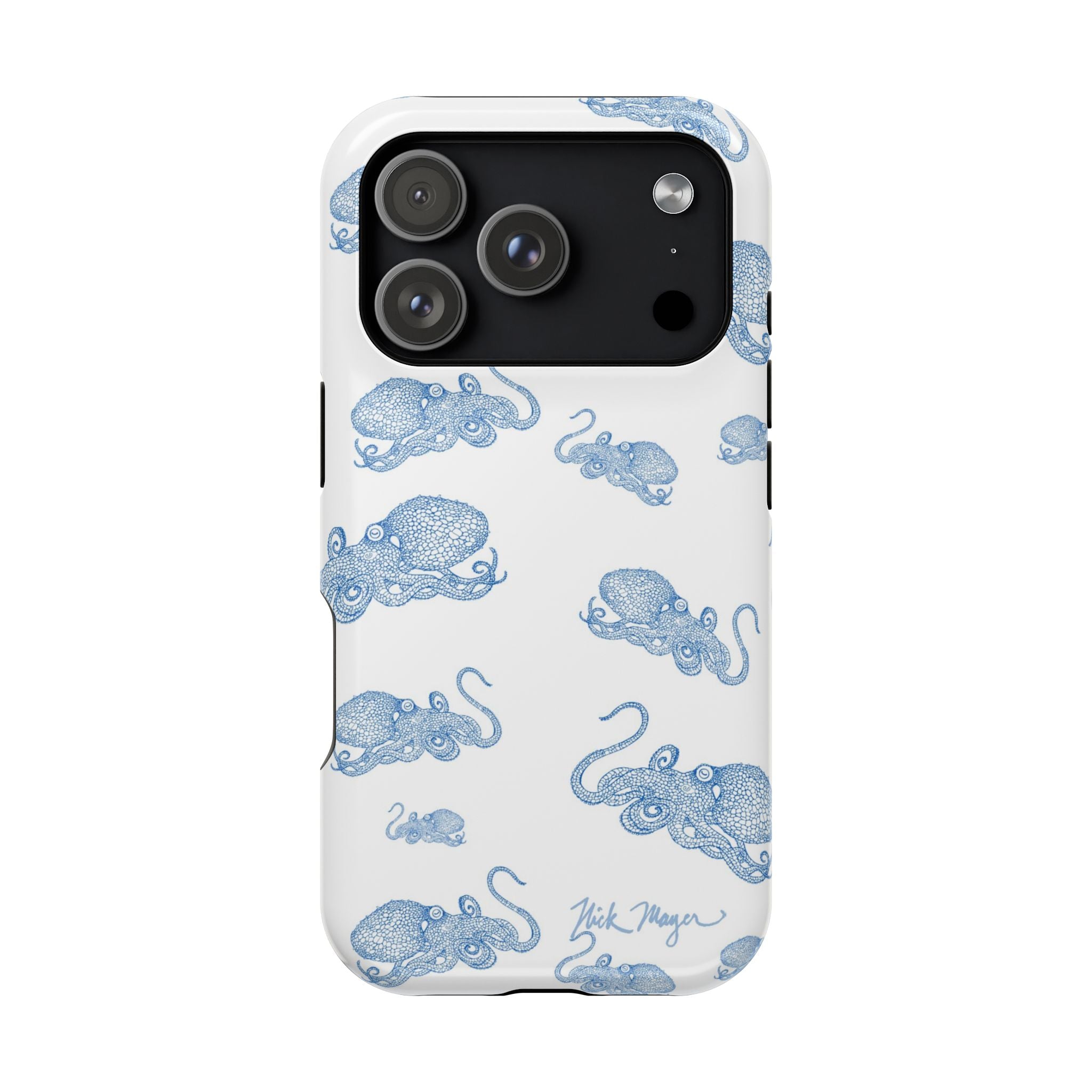 Blue Octopus 2 MagSafe iPhone Case