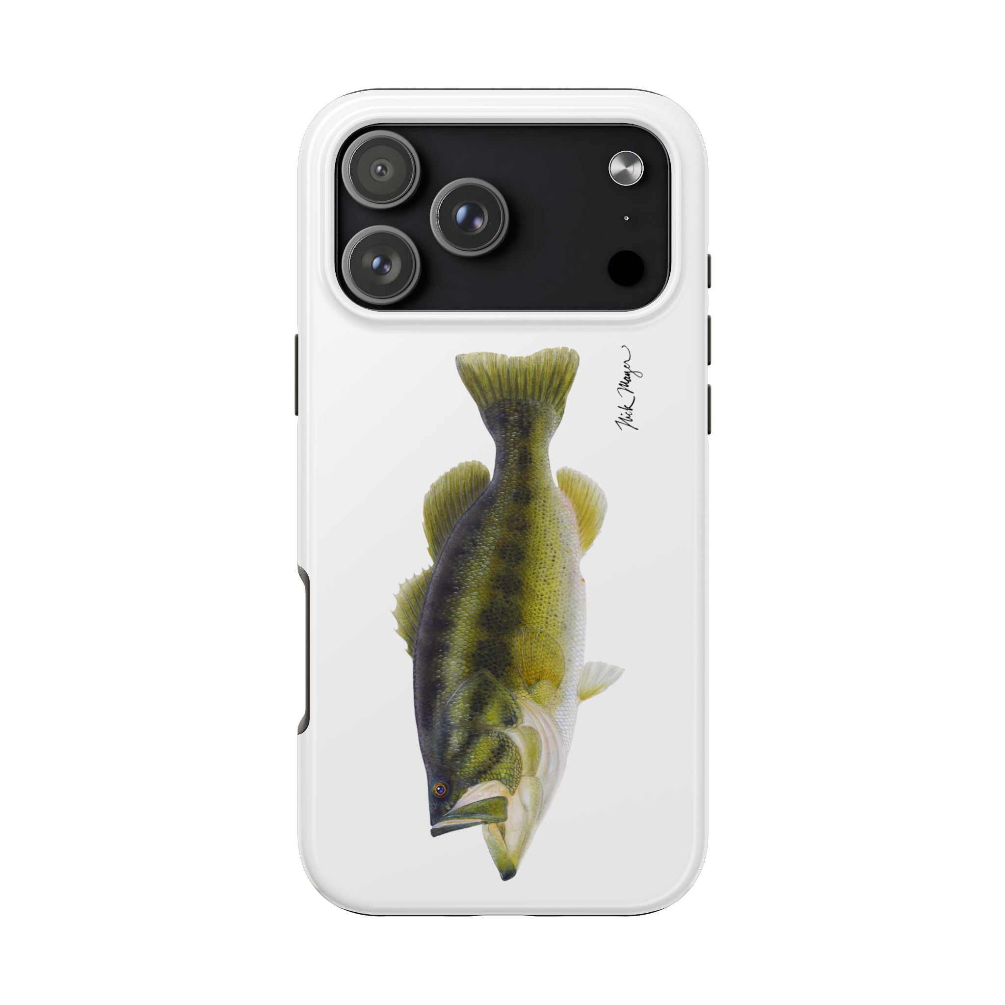 Largemouth Bass White Phone Case (iPhone)